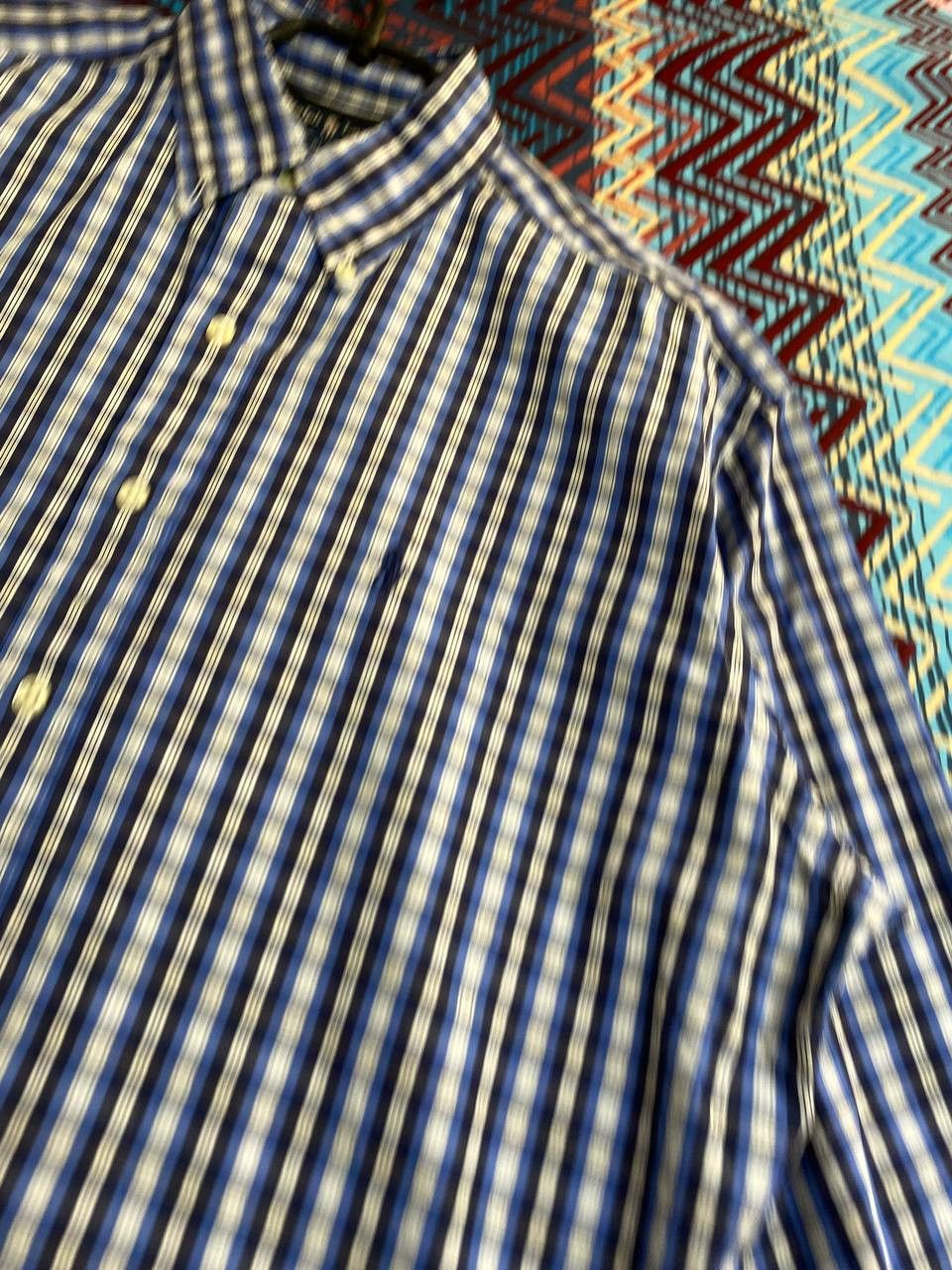 Polo Ralph Lauren × Vintage Vintage Polo Ralph Lauren Striped Button Up Size US M / EU 48-50 / 2 - 9 Thumbnail