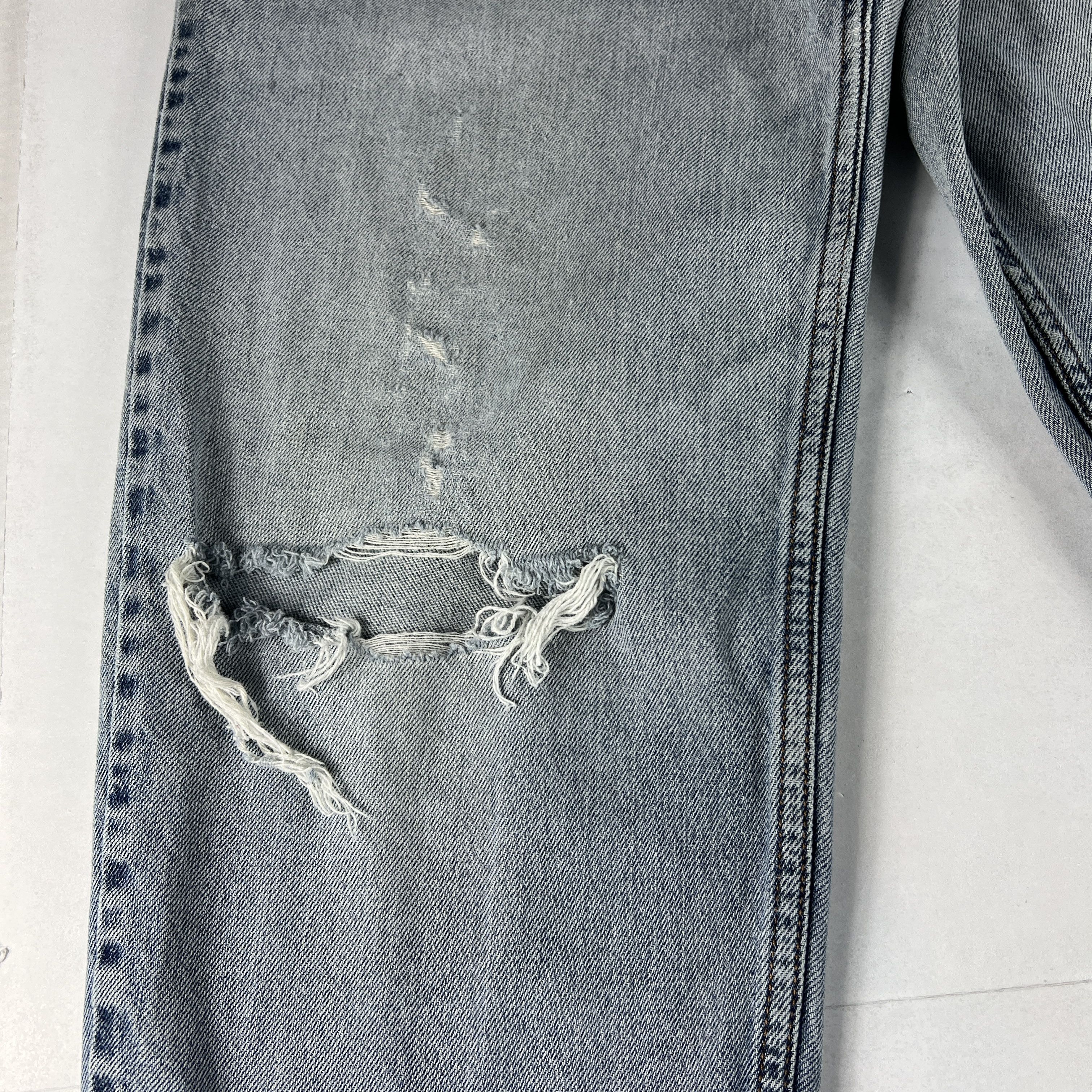 Levi's × Vintage Y2K Levi's Jeans 560 Loose Taper Blue Grunge Denim Size US 33 - 9 Thumbnail