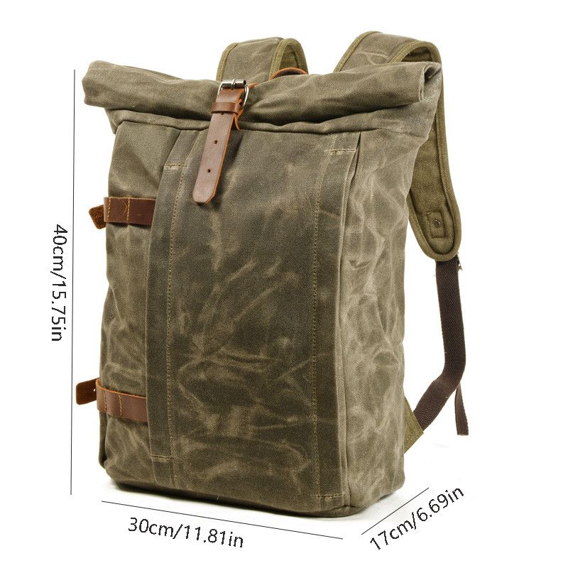 Japanese Brand Canvas Travel Backpack Size ONE SIZE - 5 Thumbnail