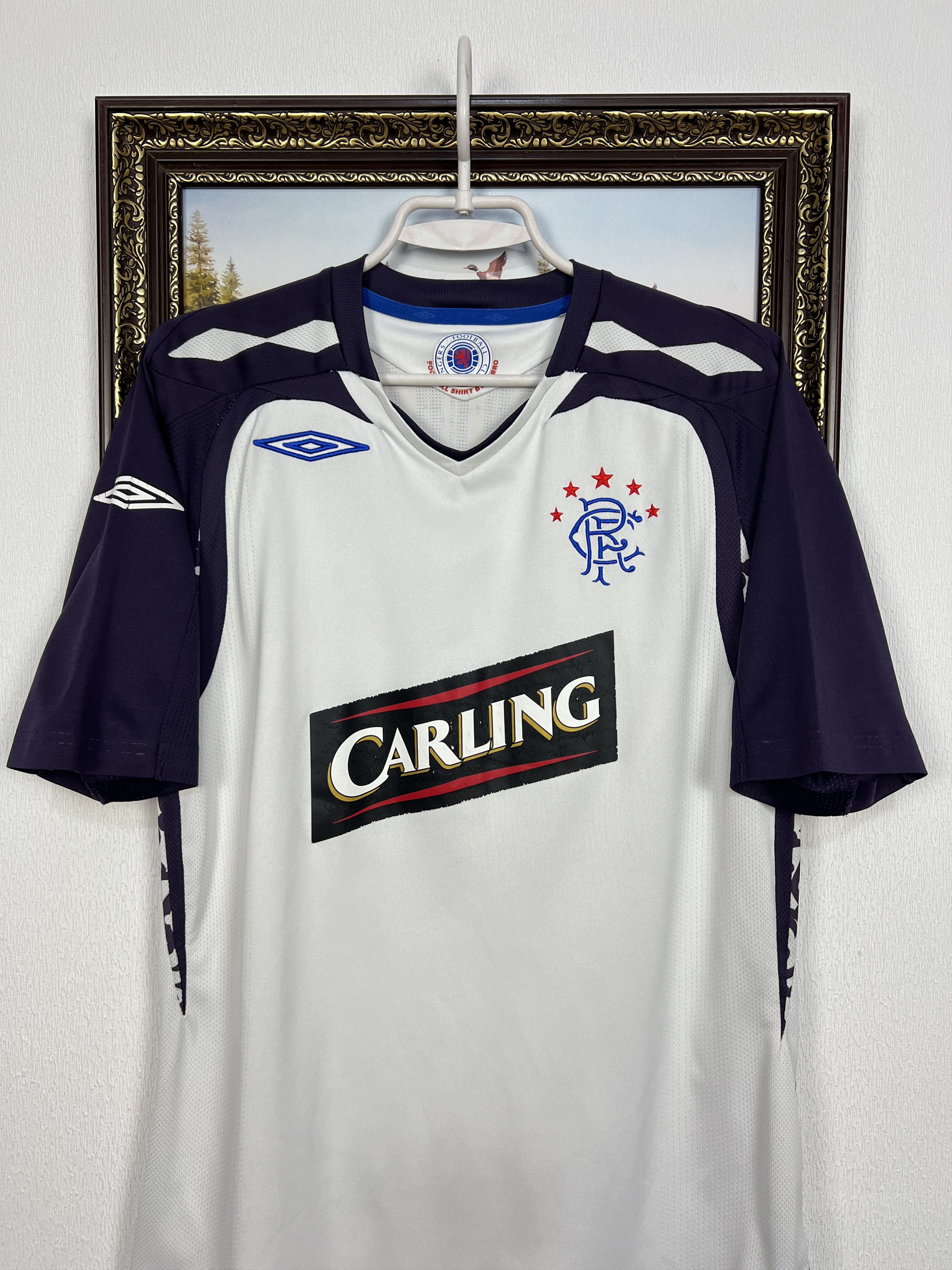 Umbro Rangers Away football shirt 2007 Soccer #11 McCulloch Umbro Size US M / EU 48-50 / 2 - 7 Thumbnail