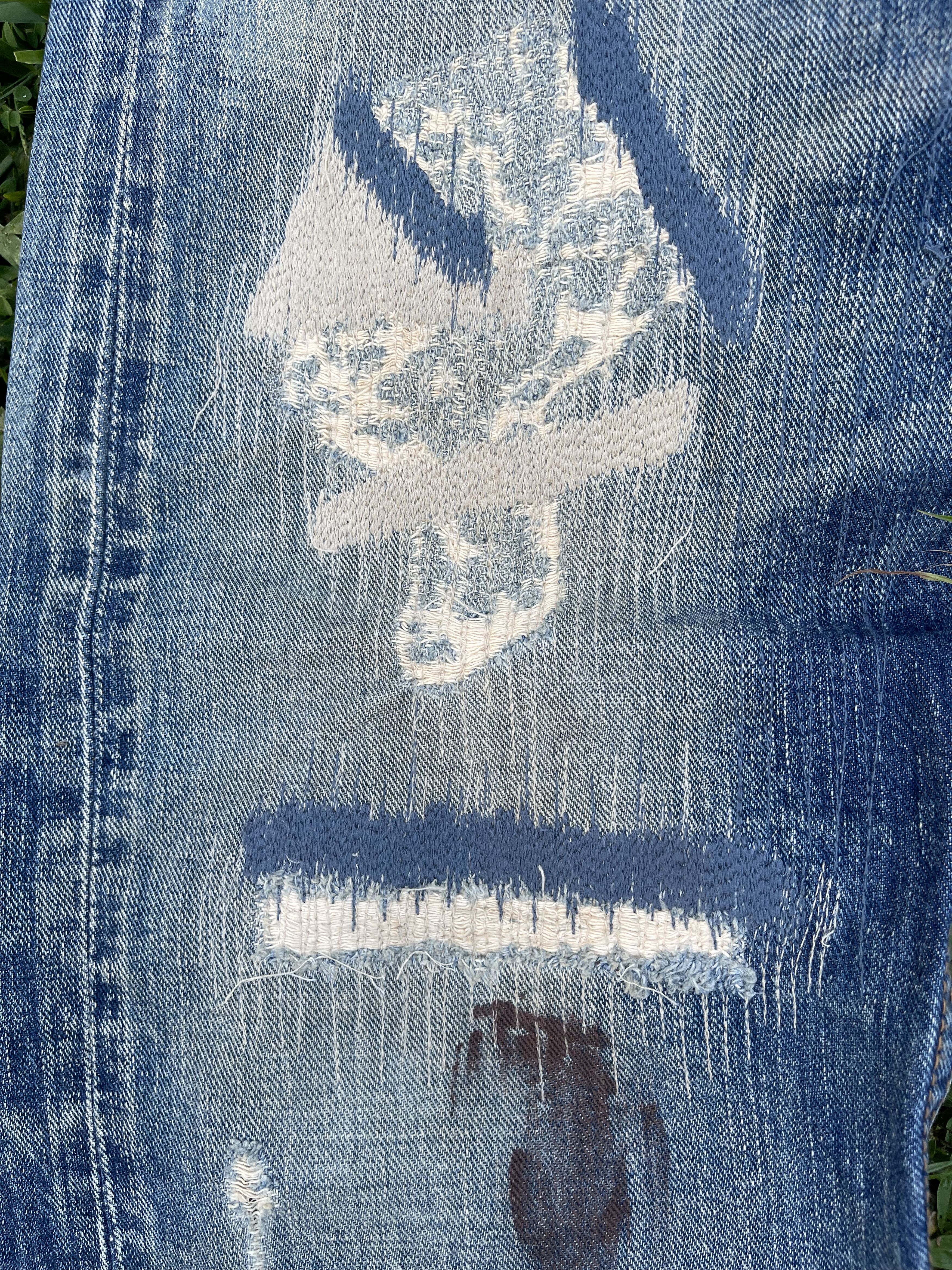Beauty Beast × Japanese Brand × Johnbull Vintage John bull Distressed Style Denim Jeans Size US 32 / EU 48 - 11 Thumbnail