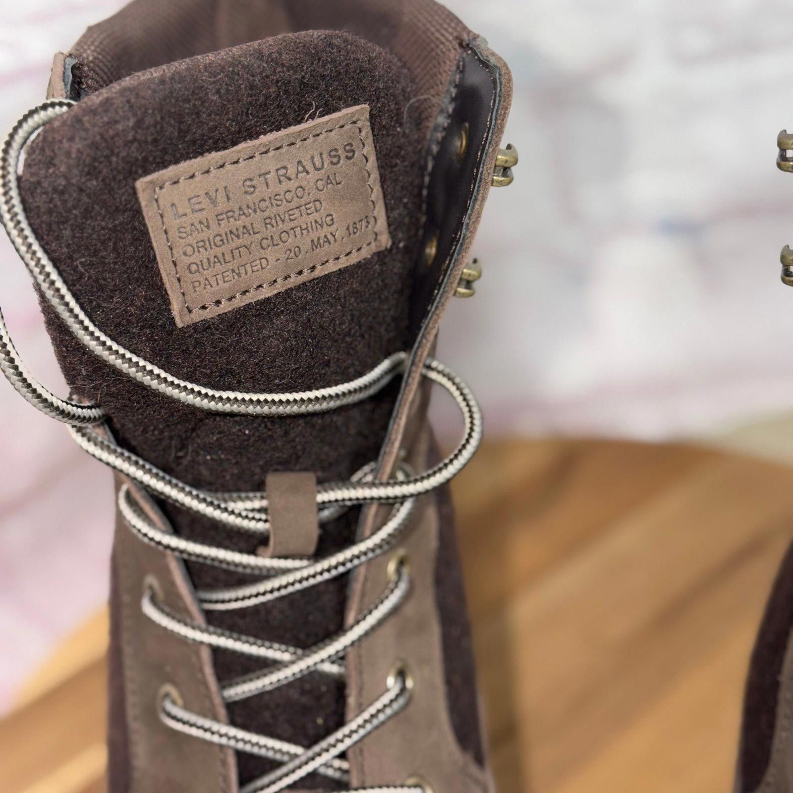 Levi's Levi's Men’s Brown Lace-Up Boots Size 10 Size US 10 / EU 43 - 7 Thumbnail