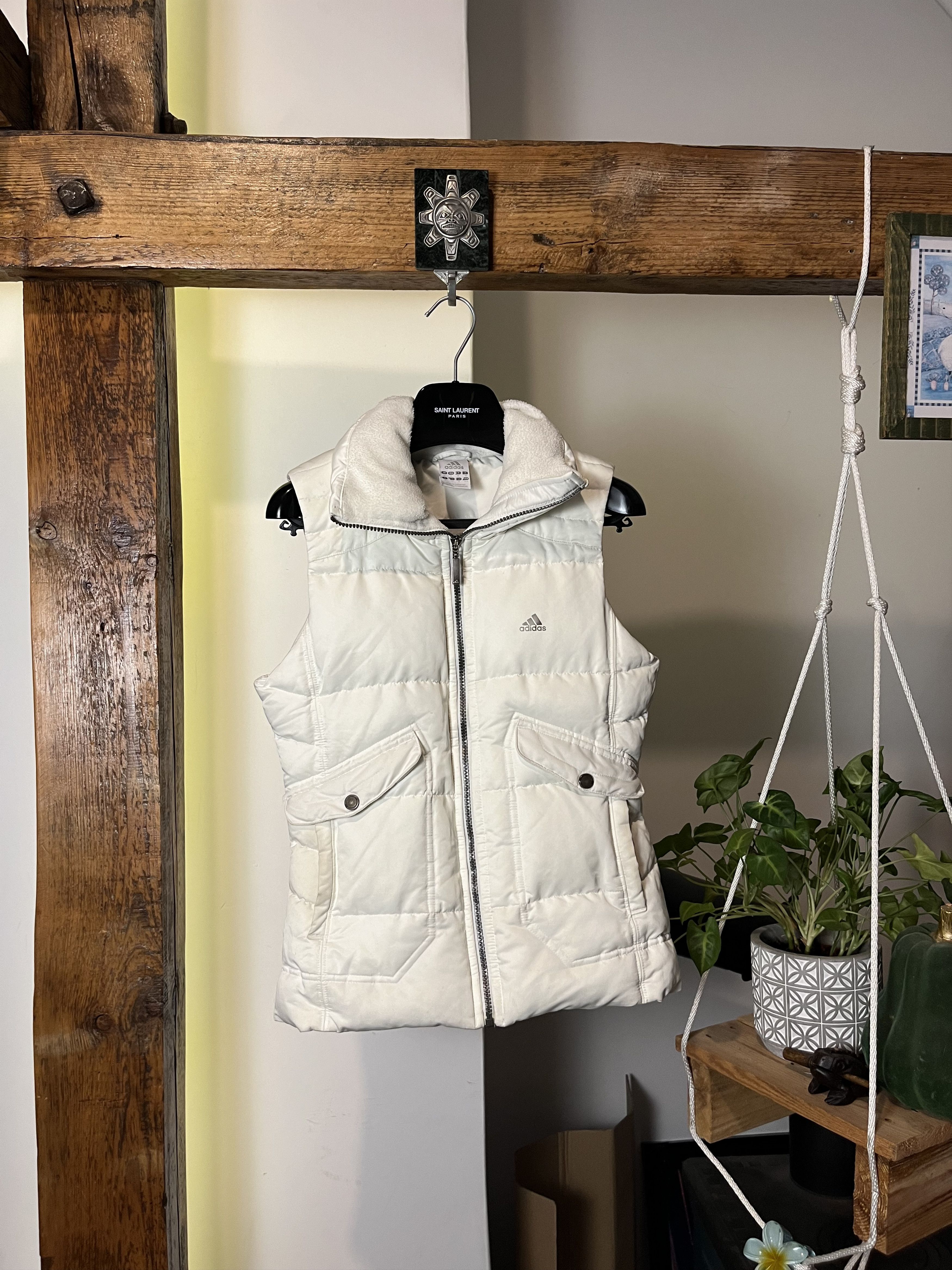 Adidas × Streetwear × Vintage y2k 00s Adidas Down Vest Jacket 