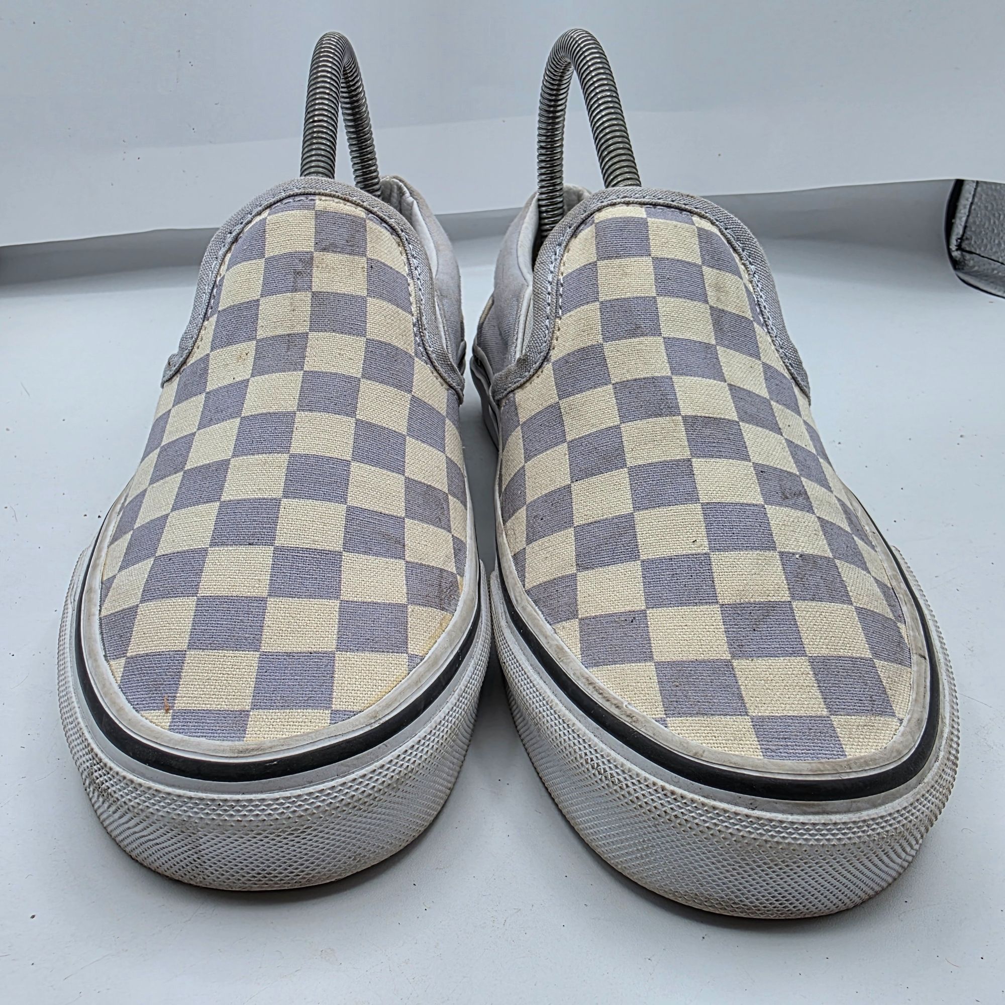 Vans Vans Checkerboard Slip-On Shoes Womens Size 7 Purple Beige C Size US 7 / IT 37 - 2 Thumbnail