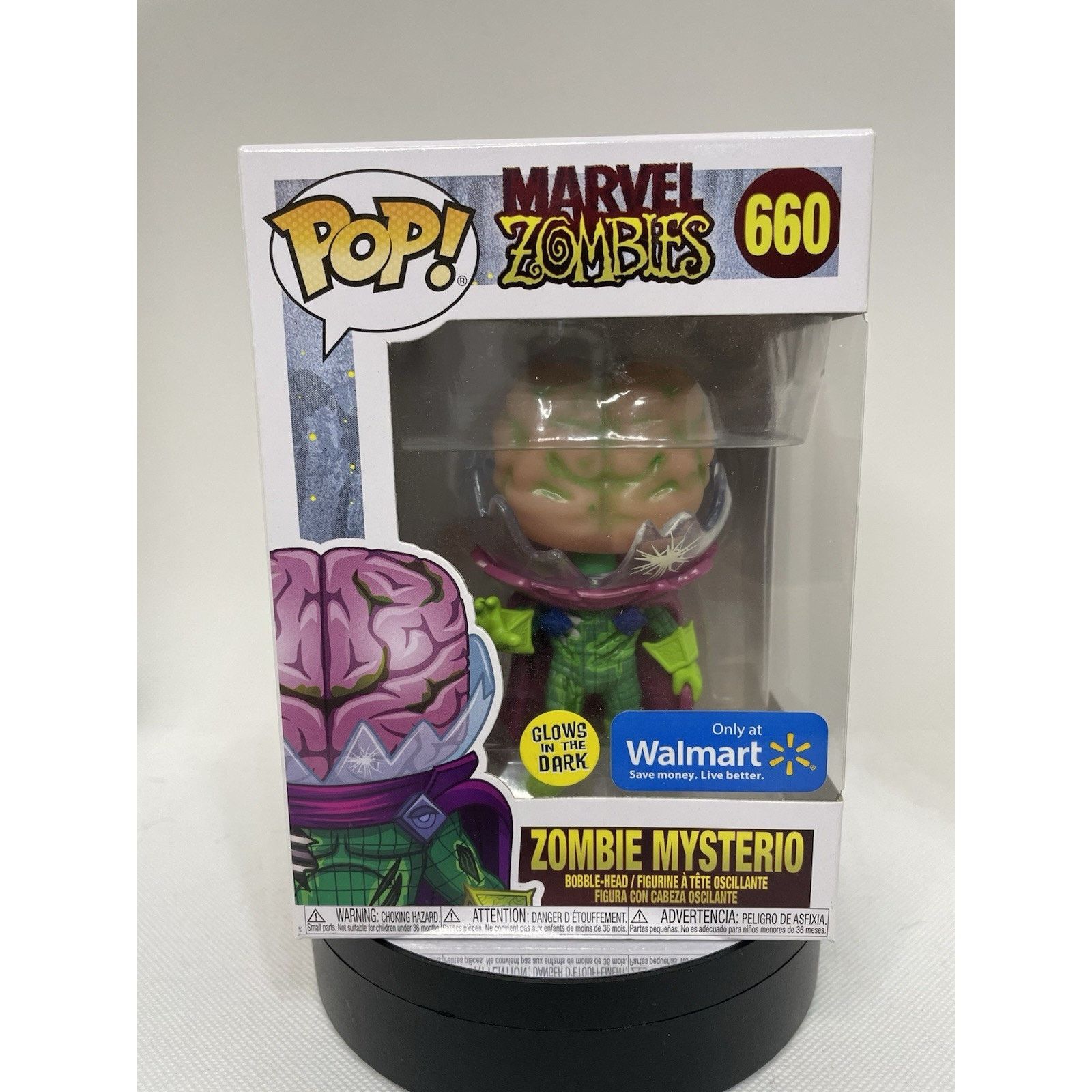 Marvel Comics Funko Pop Mysterio GITDWalmart Exclusive 660 Size ONE SIZE - 1 Thumbnail