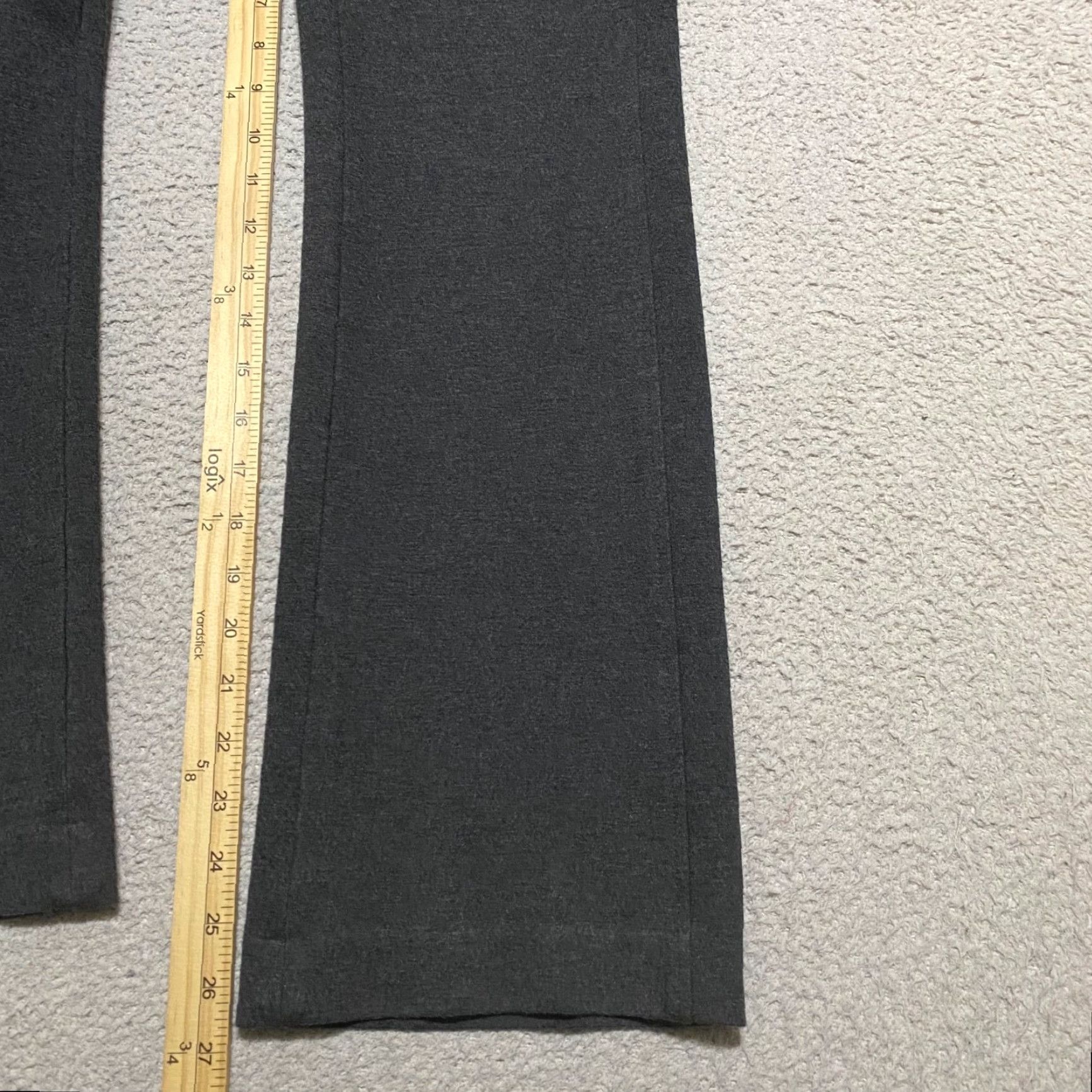 Talbots Talbots Pants Womens 0P Gray Dress Wide Leg Office Business Petite Mid Rise Size 25" / US 0 / IT 36 - 6 Thumbnail