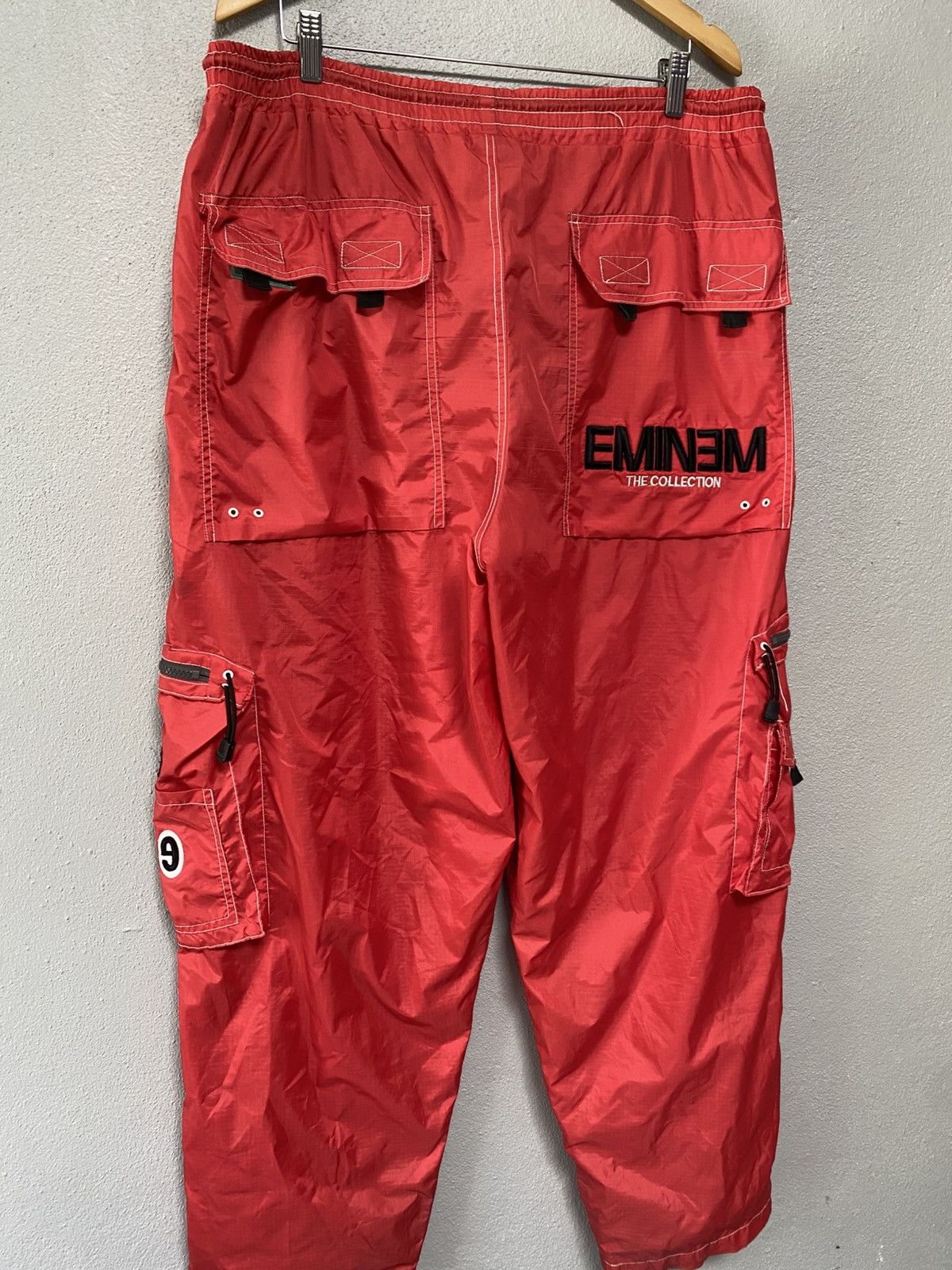 Eminem Eminem trackpants cargo pocket Y2k Hip hop style Size US 38 / EU 54 - 1 Thumbnail