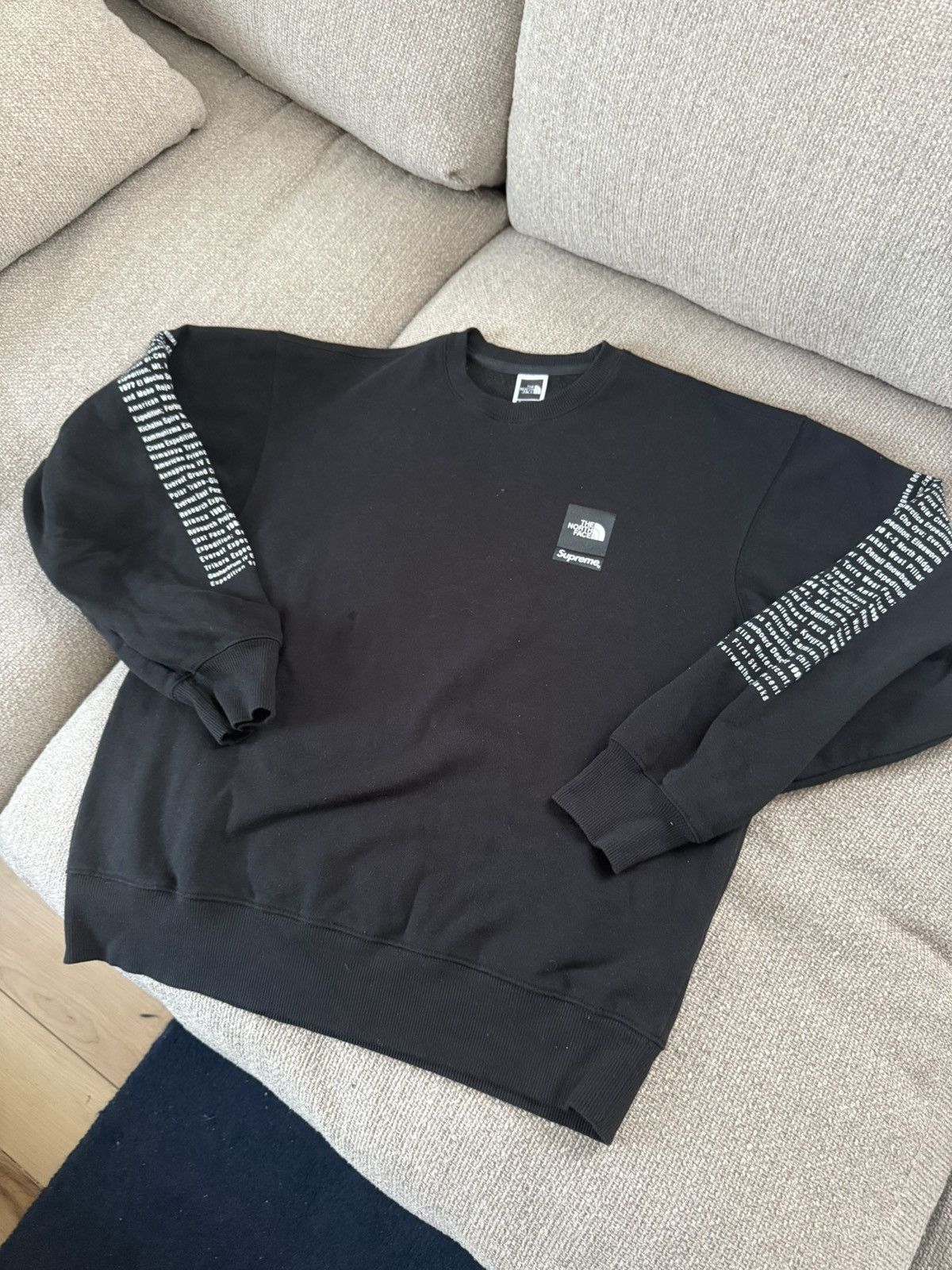 Supreme × The North Face TNF Crewneck Size US S / EU 44-46 / 1 - 1 Thumbnail