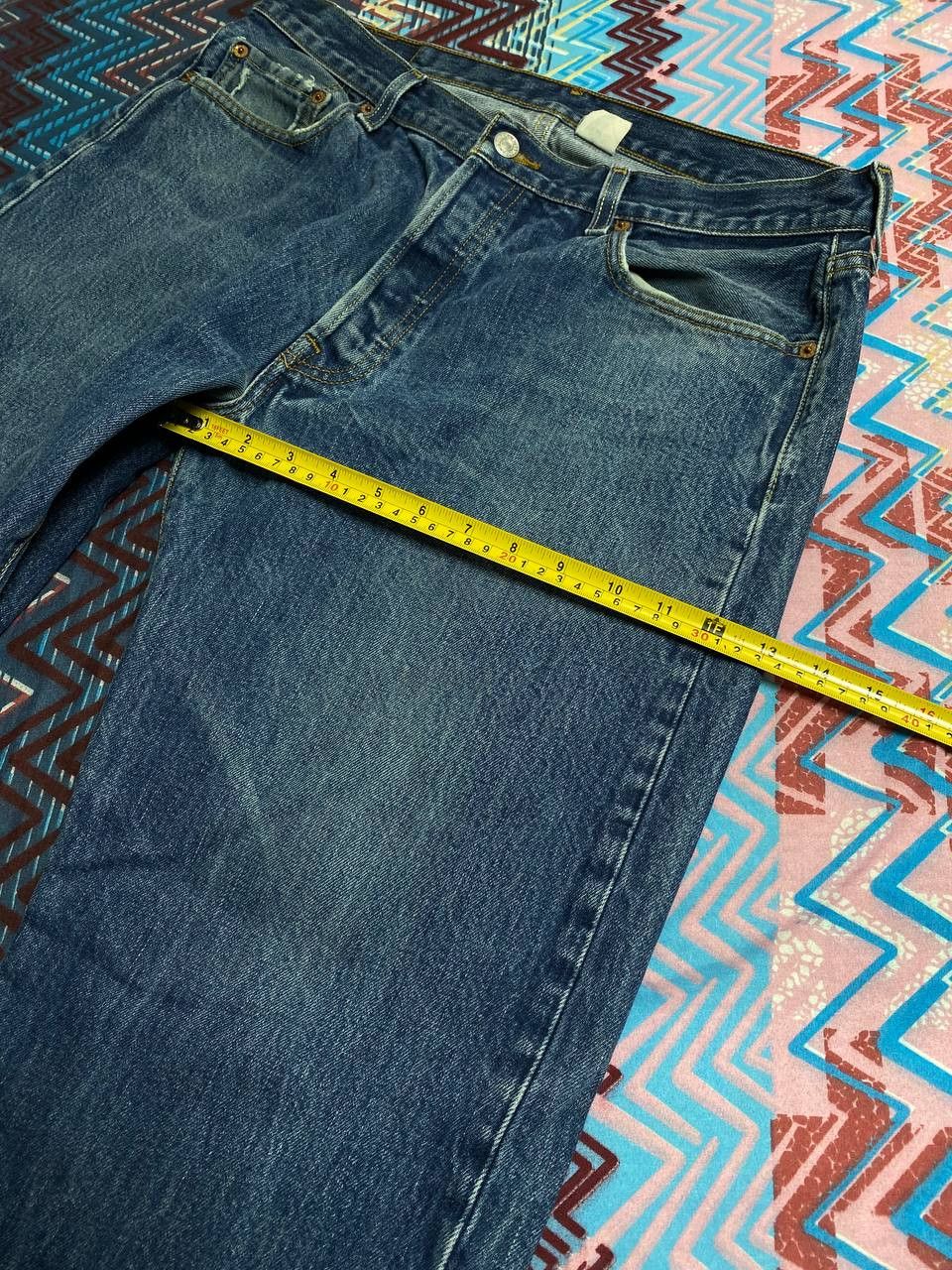 Levi's × Vintage Vintage CRAZY Faded Levi's 501 Denim Jeans Size US 36 / EU 52 - 12 Thumbnail