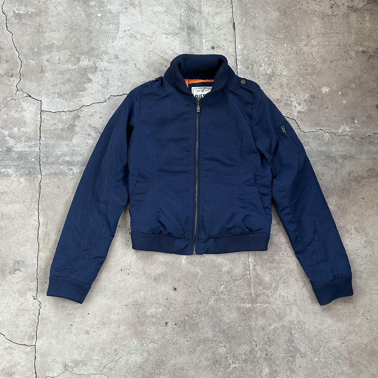 Diesel Diesel VNTG Avant Garde Y2K Zip Bomber Jacket Size S / US 4 / IT 40 - 1 Thumbnail