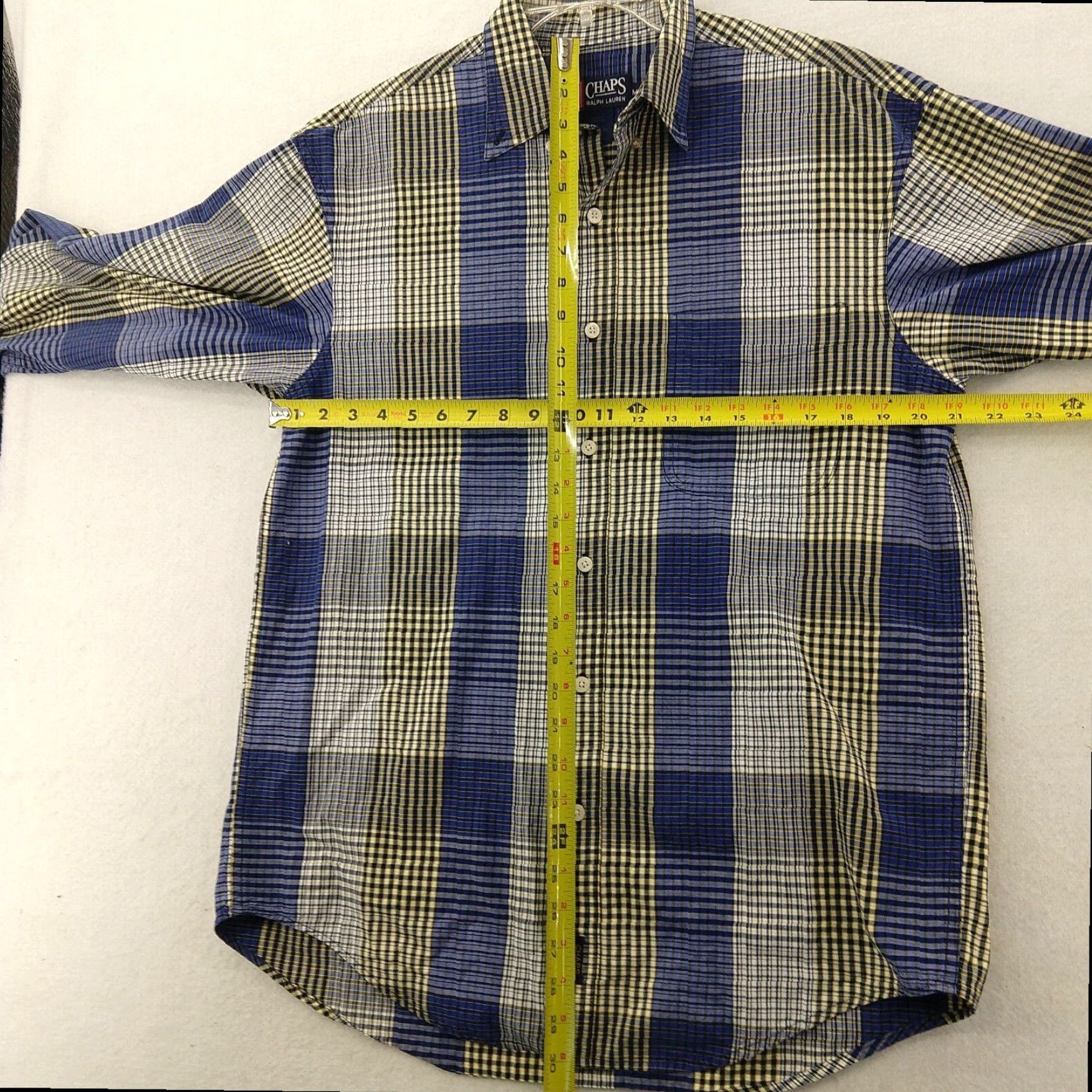 Ralph Lauren Ralph Lauren Chaps Plaid Long Sleeve Button Down Shirt Mens Medium Multicolor Size US M / EU 48-50 / 2 - 3 Thumbnail