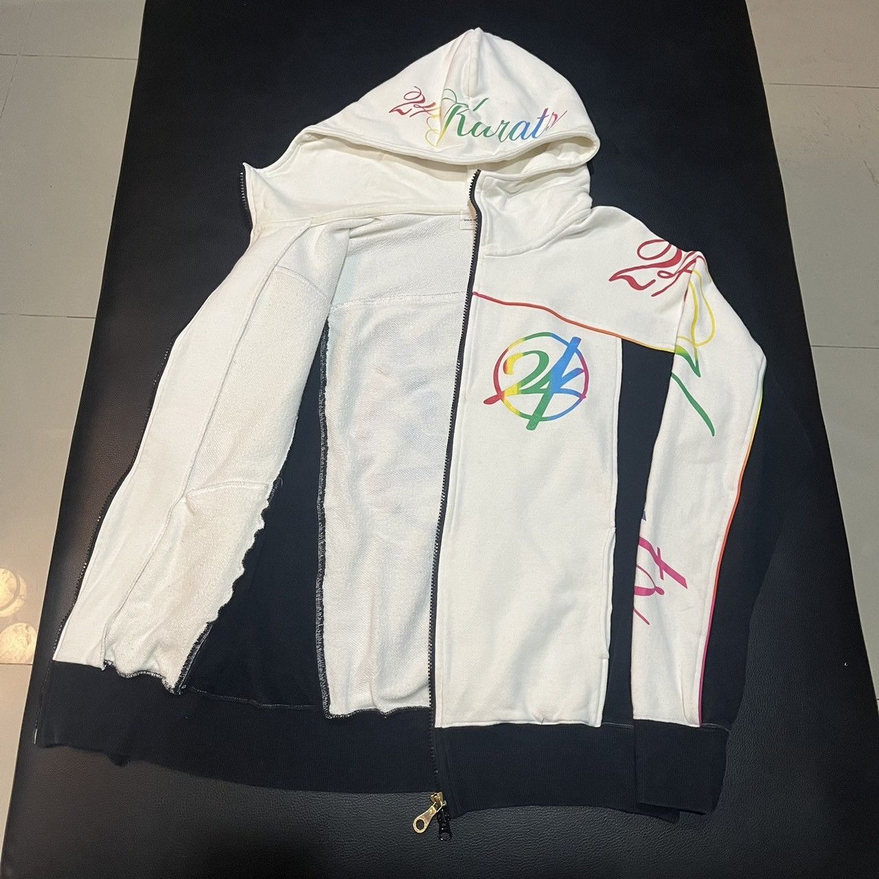 Japanese Brand 24karats zip up hoodie Size US L / EU 52-54 / 3 - 9 Thumbnail