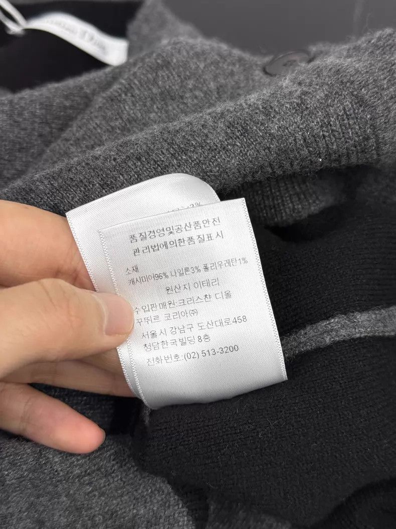 Dior Dior 8-character gray cashmere cardigan coat Size XS / US 0-2 / IT 36-38 - 6 Thumbnail