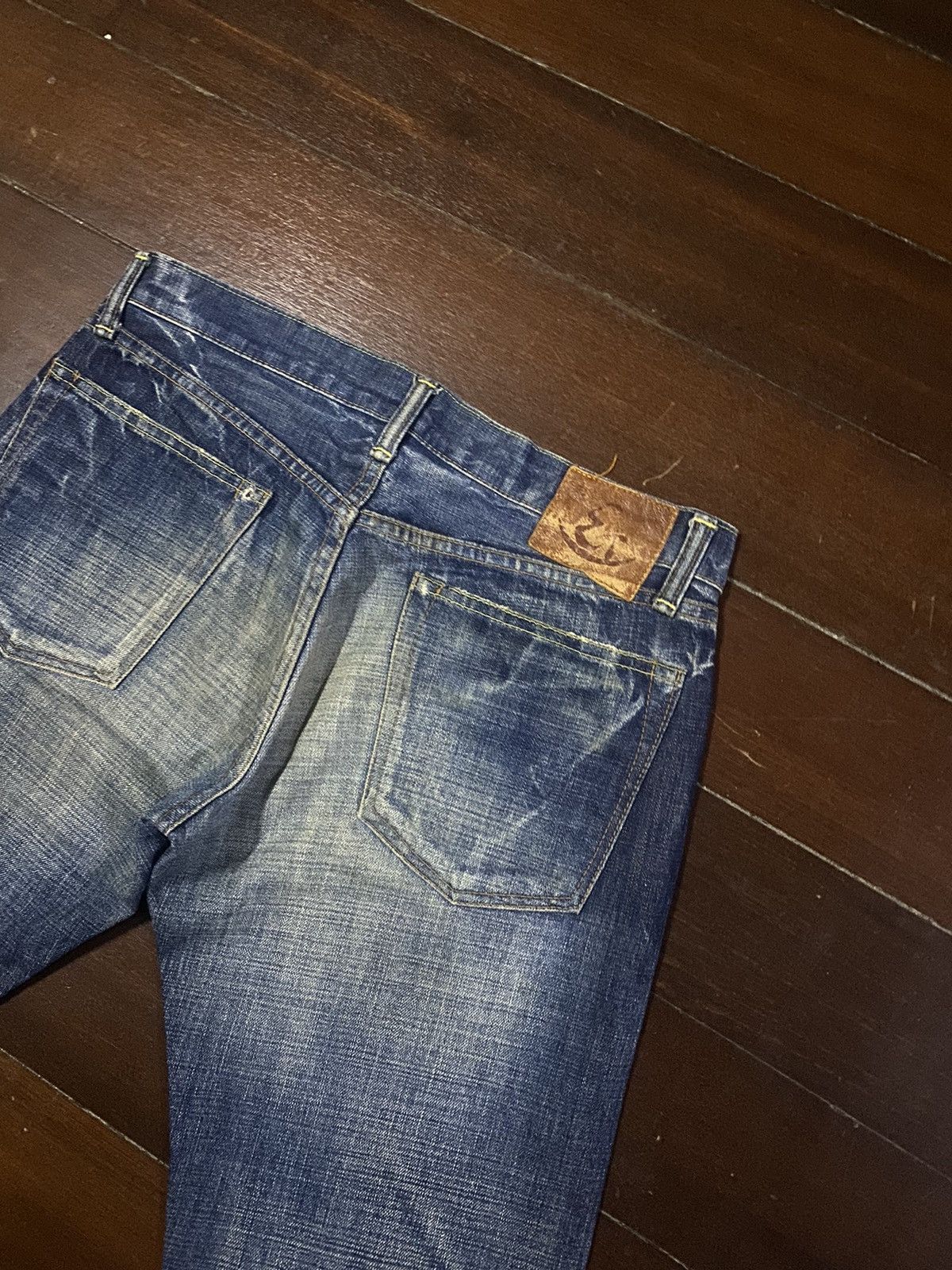 Eternal × Japanese Brand × Warehouse Rare Eternal Japan Distressed Denim mud wash clawmark Jeans Size US 35 - 8 Thumbnail