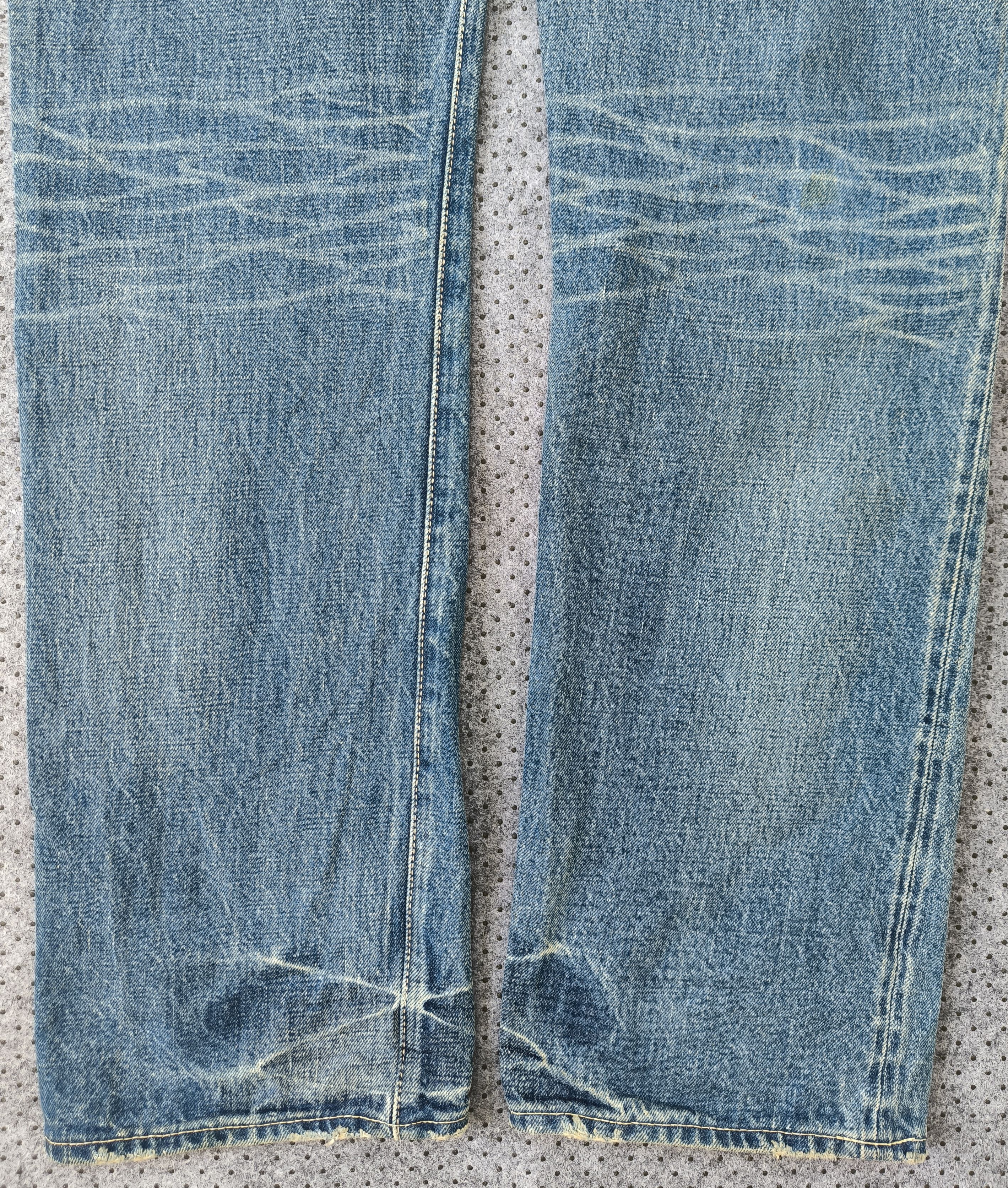 Japanese Brand MABO International distressed selvedge jeans Size US 33 - 9 Thumbnail