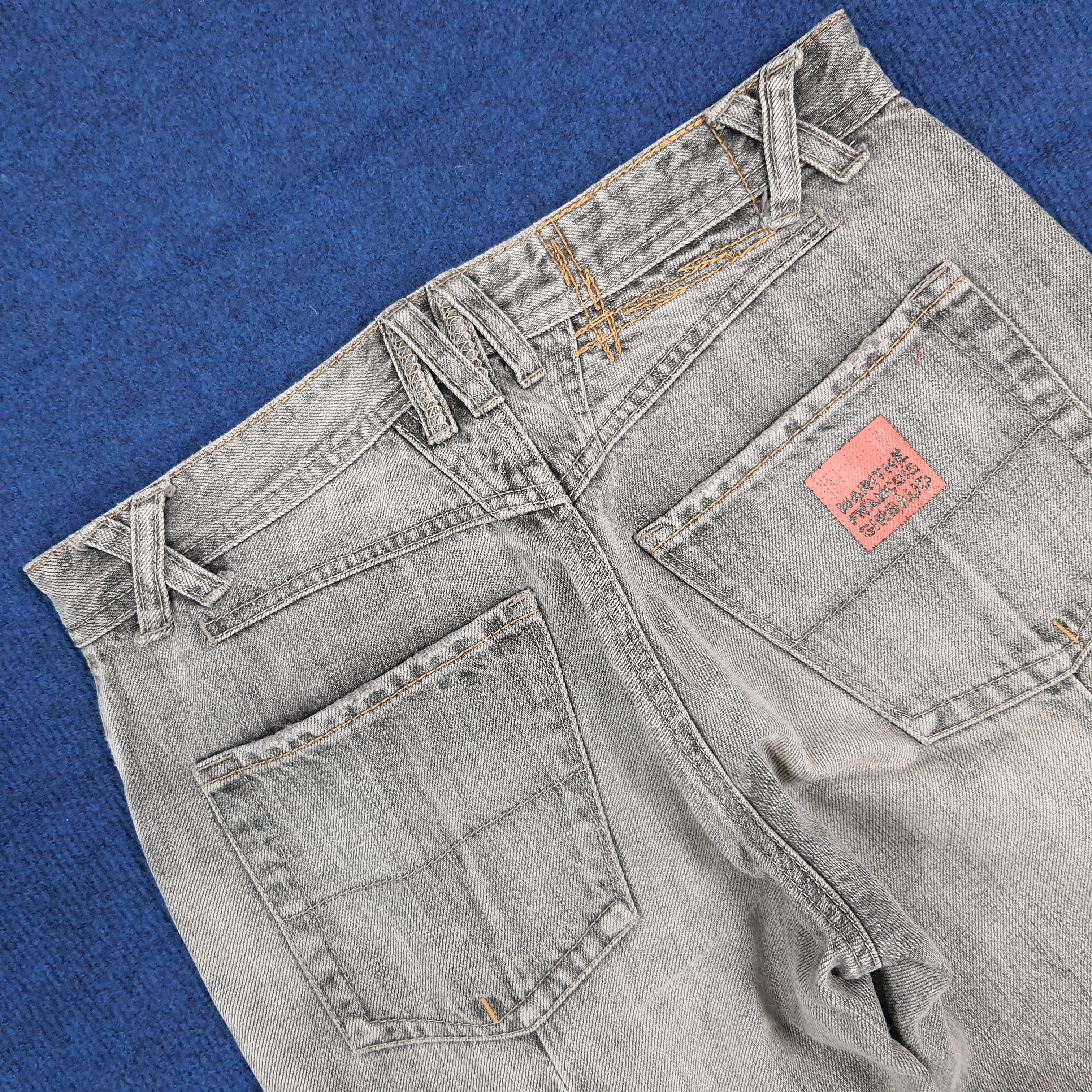 Marithe + Francois Girbaud Vintage Marithe Francois Girbaud Grey Baggy Jeans C280N19 Size US 29 - 5 Thumbnail