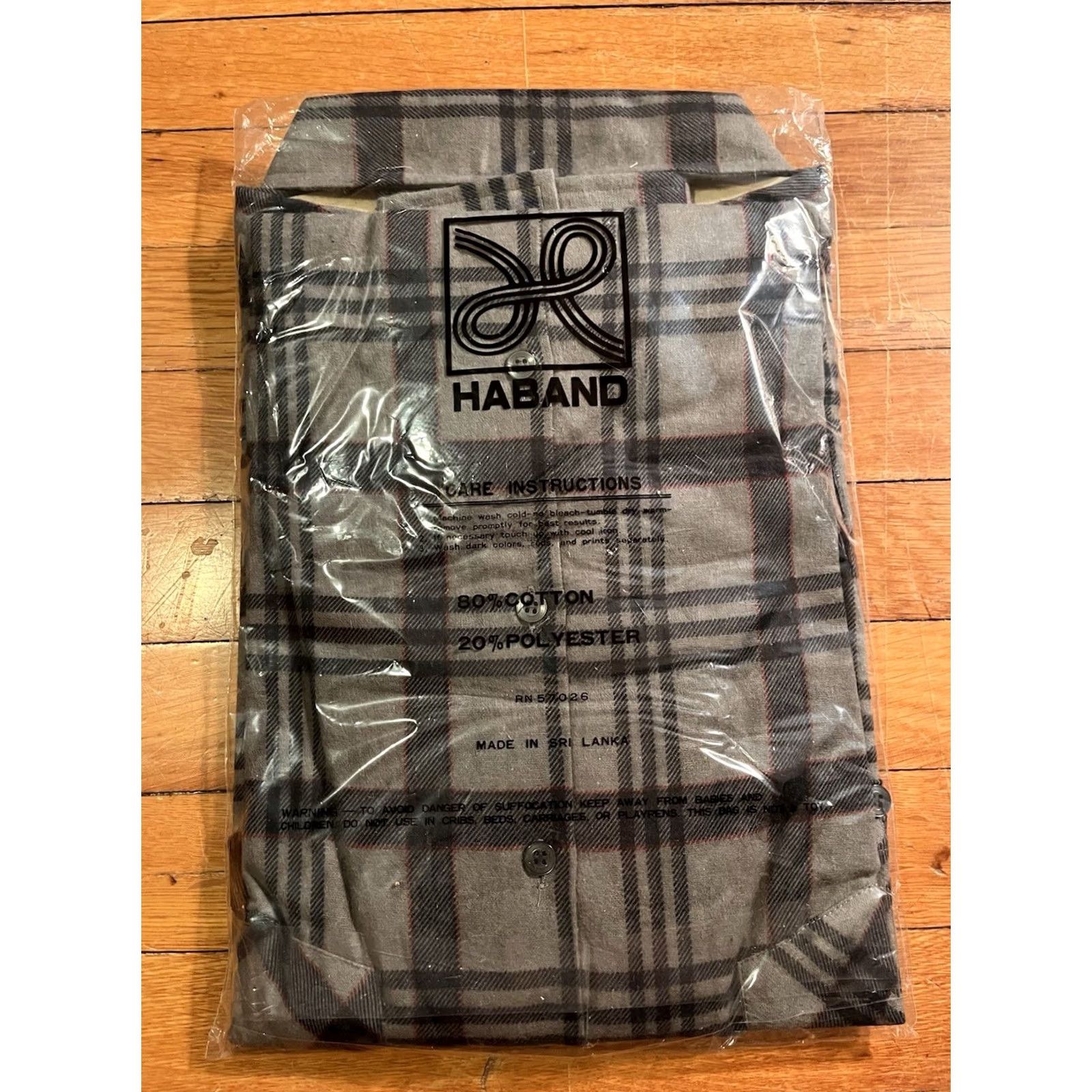 Haband VINTAGE Haband of Paterson Flannel Shirt Men’s XL Green Plaid 80s Size US XL / EU 56 / 4 - 4 Thumbnail