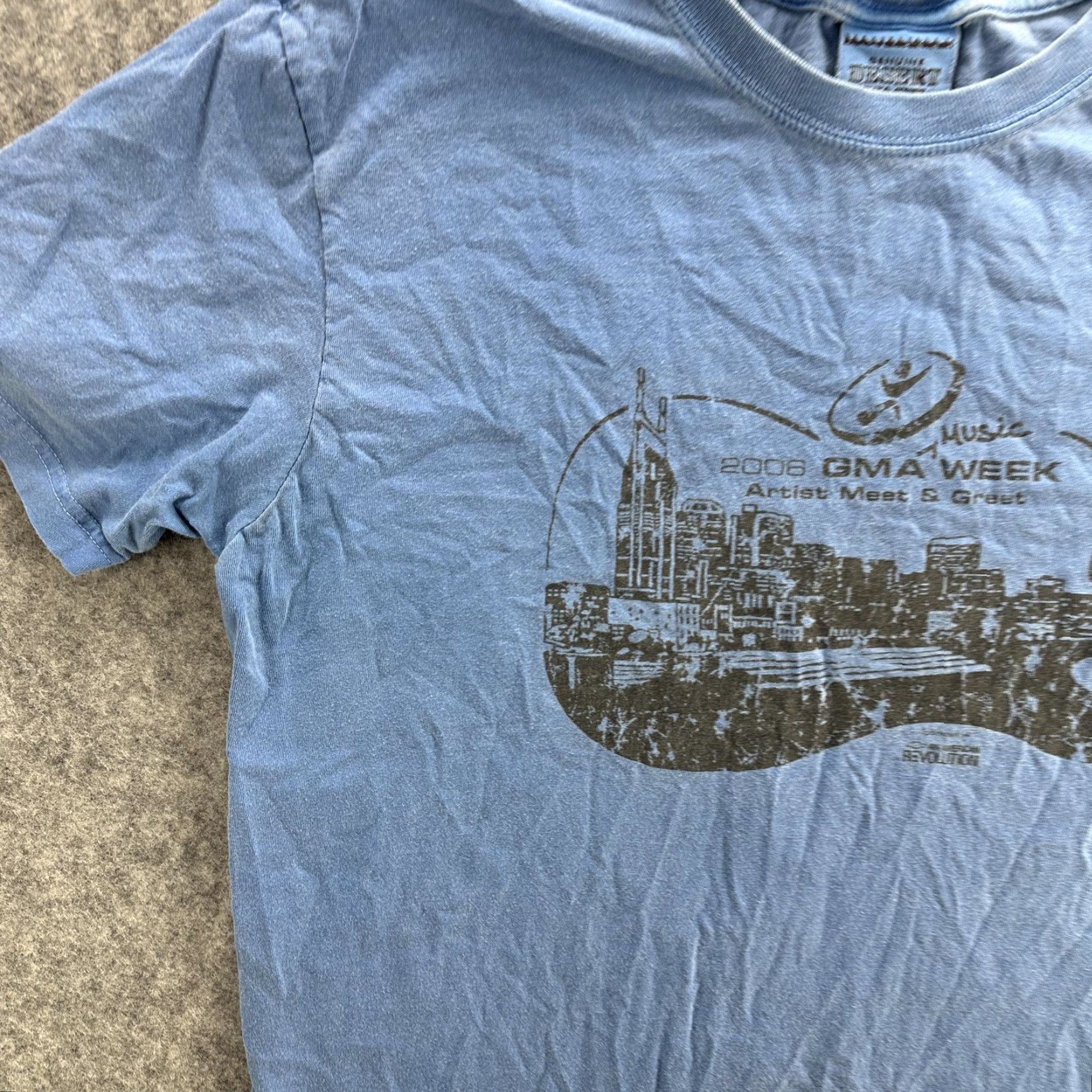 Vintage GMA Week 2006 Shirt Mens Small Blue Nashville Event Graphic Artist Meet & Greet Size US S / EU 44-46 / 1 - 5 Thumbnail