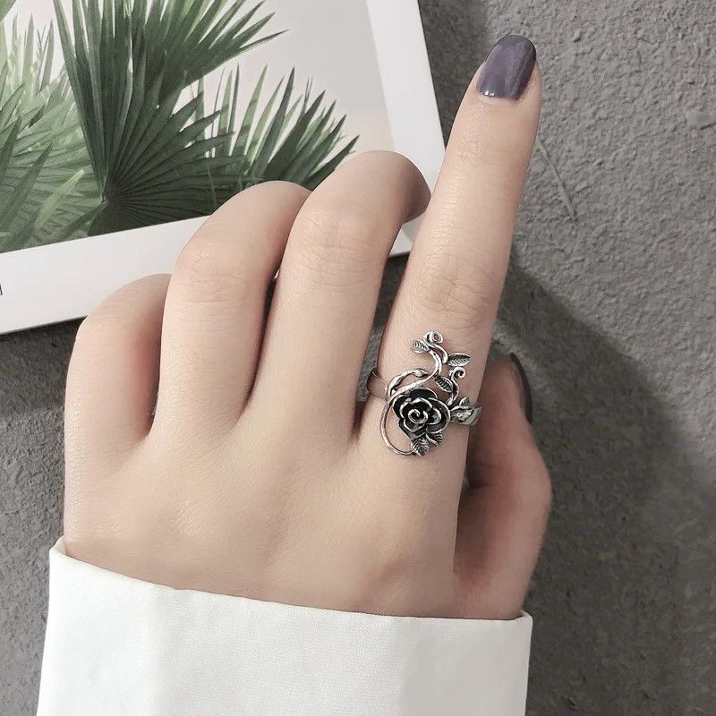 Jewelry Big Flower Ring Size ONE SIZE - 3 Thumbnail