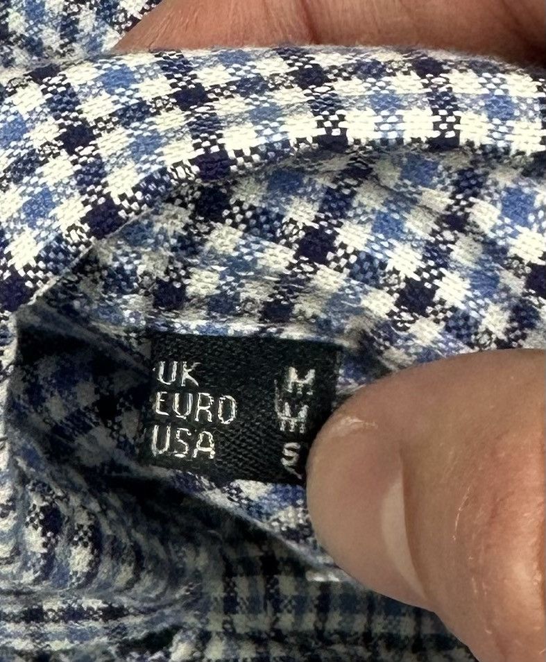 Barbour Barbour Checked Blue/White Shirts Button Up Small Tab Logo Size US M / EU 48-50 / 2 - 6 Thumbnail