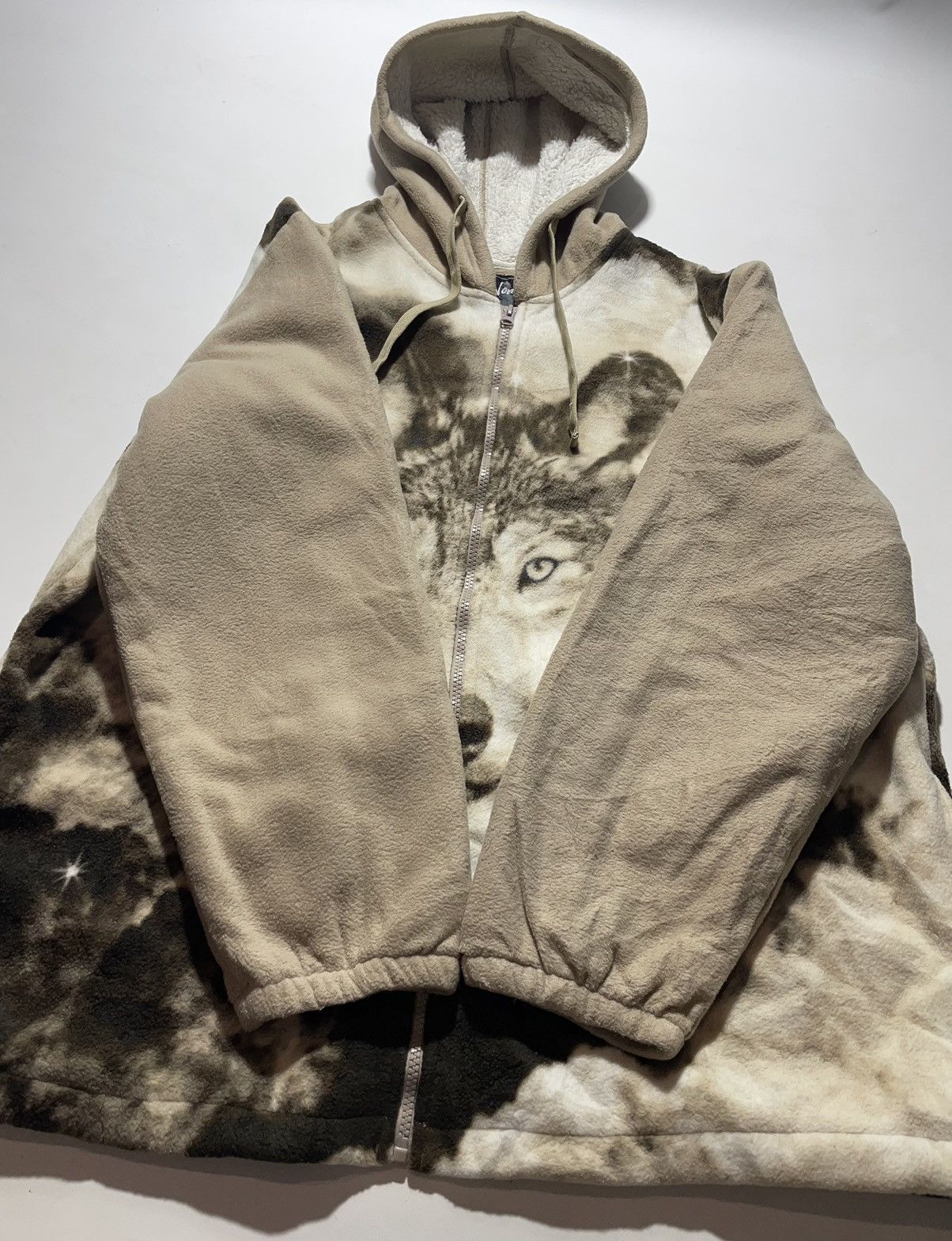 Woolf Vintage Animal Print Woolf Fleece Jacket Size US XXL / EU 58 / 5 - 5 Thumbnail