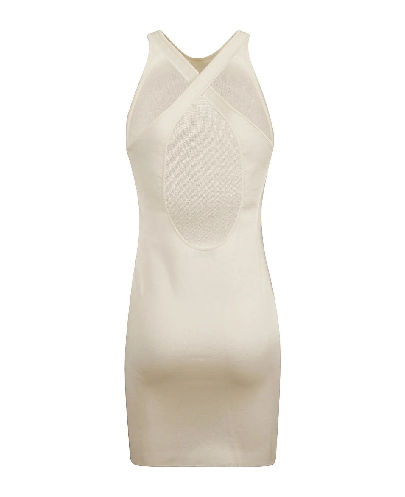 Saint Laurent Paris oc11z1125 Robe Courte Dos Nu Cut Out Sleeveless Dress Size S / US 4 / IT 40 - 2 Thumbnail