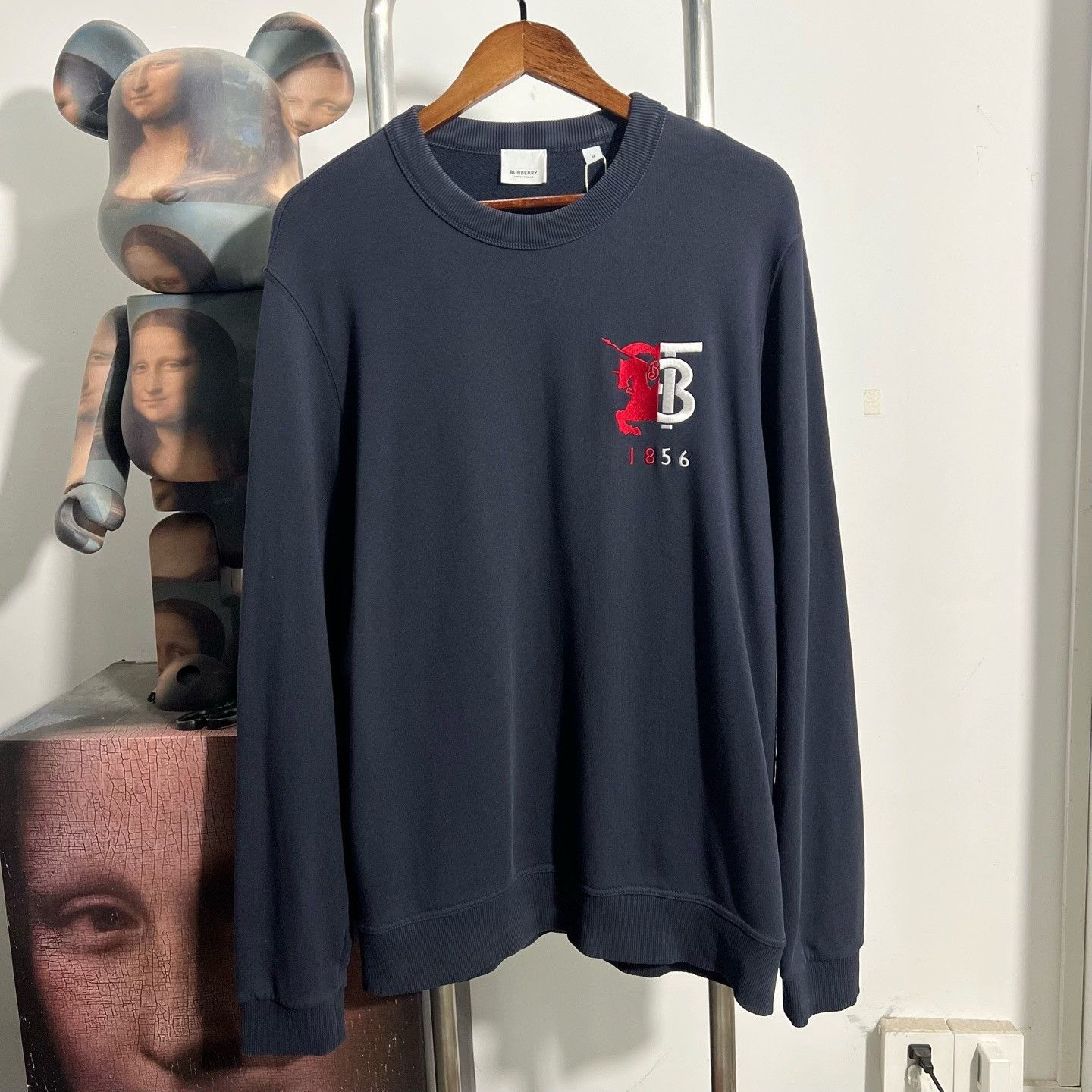 Burberry Burberry Embroidered Hoodie m Men Size US M / EU 48-50 / 2 - 1 Thumbnail