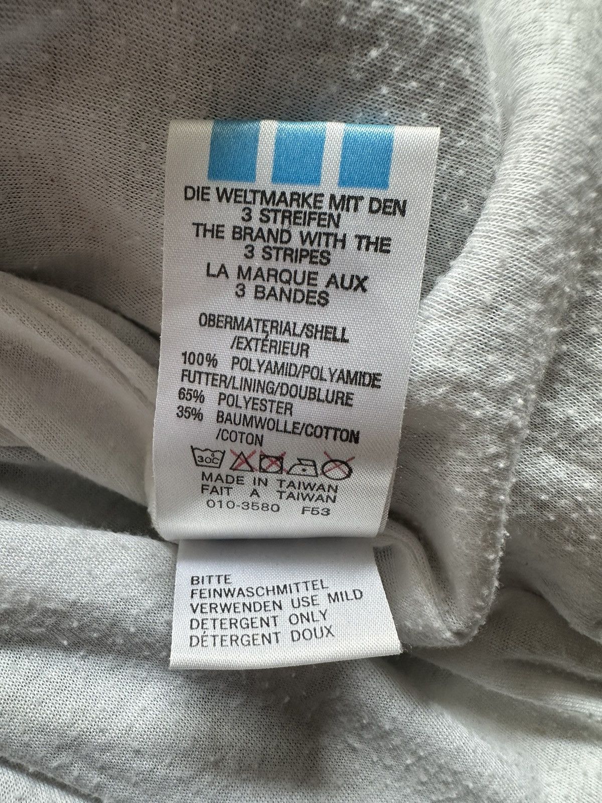 Adidas Vintage oversize jacket Adidas big logo 90s Size US M / EU 48-50 / 2 - 14 Thumbnail
