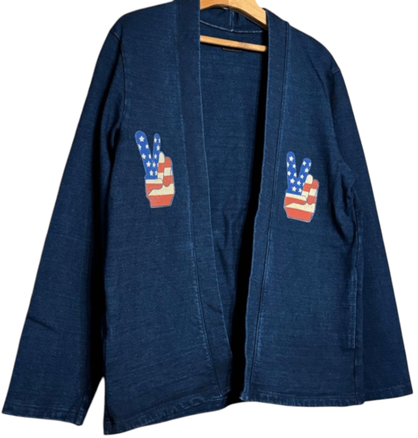 Kapital Kountry IDG High-density jersey fabric KAKASHI Cardigan Size US M / EU 48-50 / 2 - 2 Thumbnail