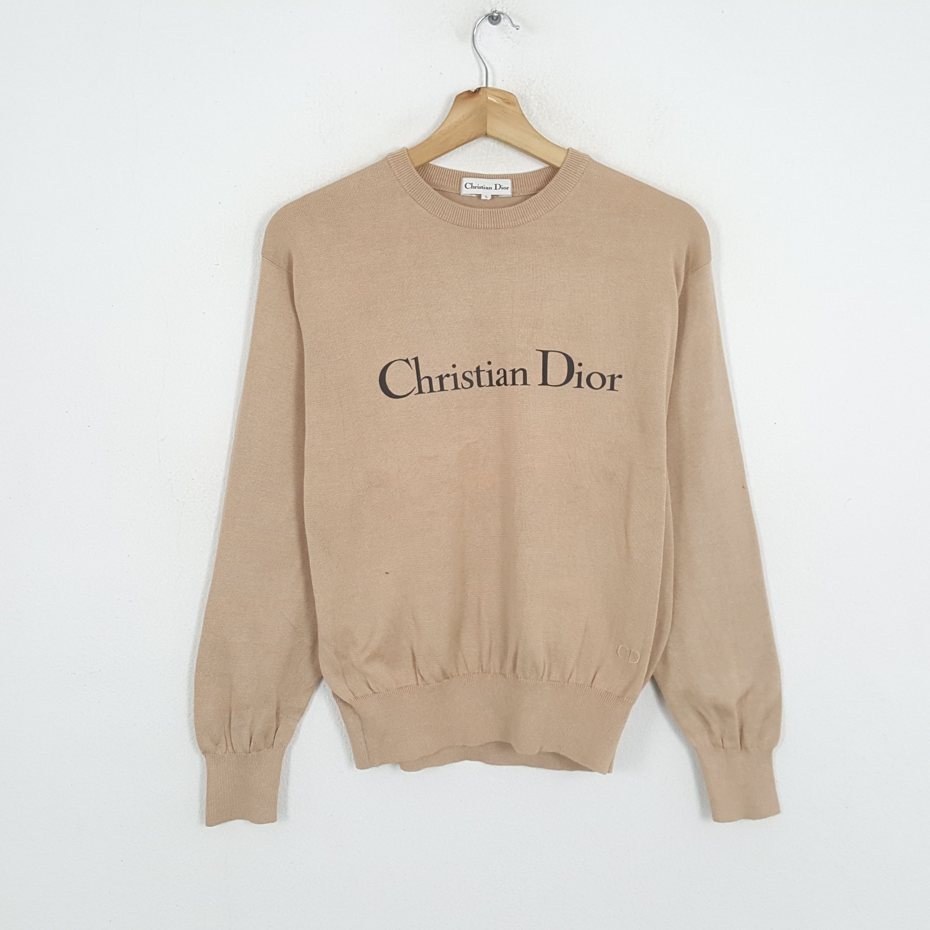 Vintage CHRISTIAN DIOR Italian Fashion Brand Sweatshirts