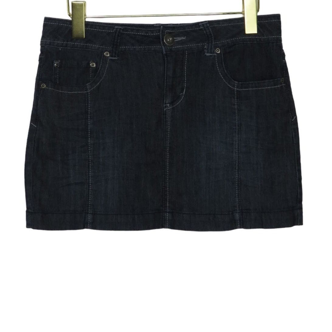 Vintage Y2k Denim Vintage Jean Mini Skirt Denim Micro Skirt 29" Size 29" - 4 Thumbnail