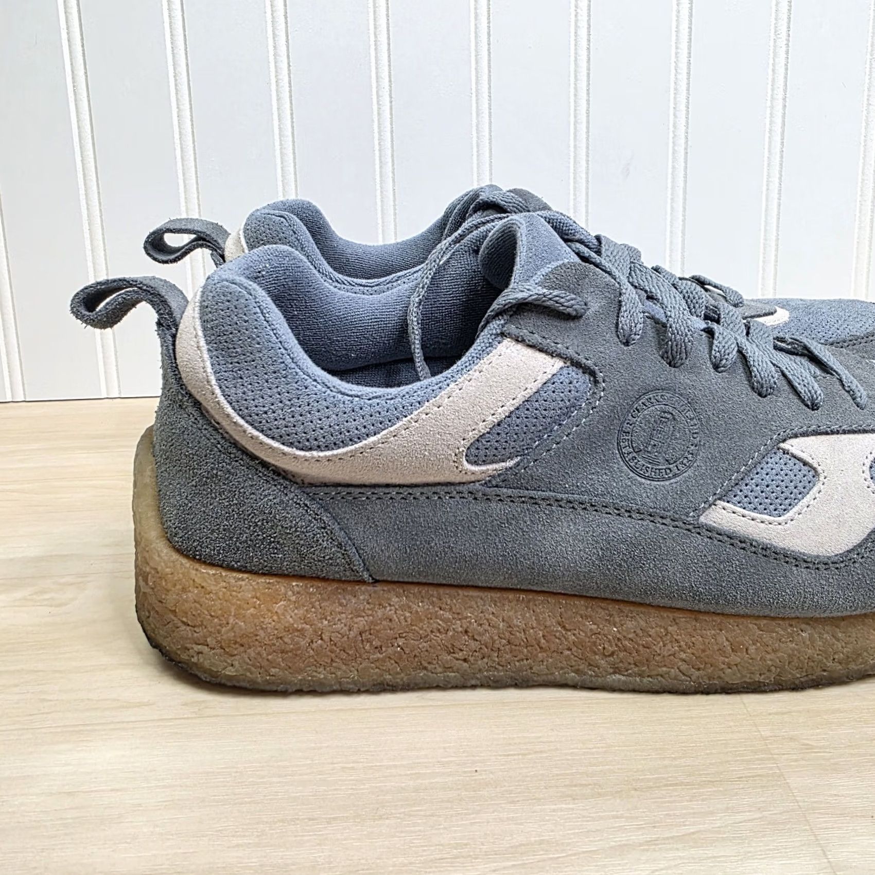 Clarks Clarks Originals X Ronnie Fieg 8th Street Lockhill Blue Gray Sneaker Suede 11 Mens Blue Street 90s Featured Size US 10 / EU 43 - 2 Thumbnail