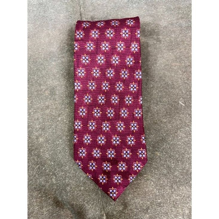 Ermenegildo Zegna Ermenegildo Zegna Daisies Silk Tie Floral Made in Italy Size ONE SIZE - 1 Thumbnail