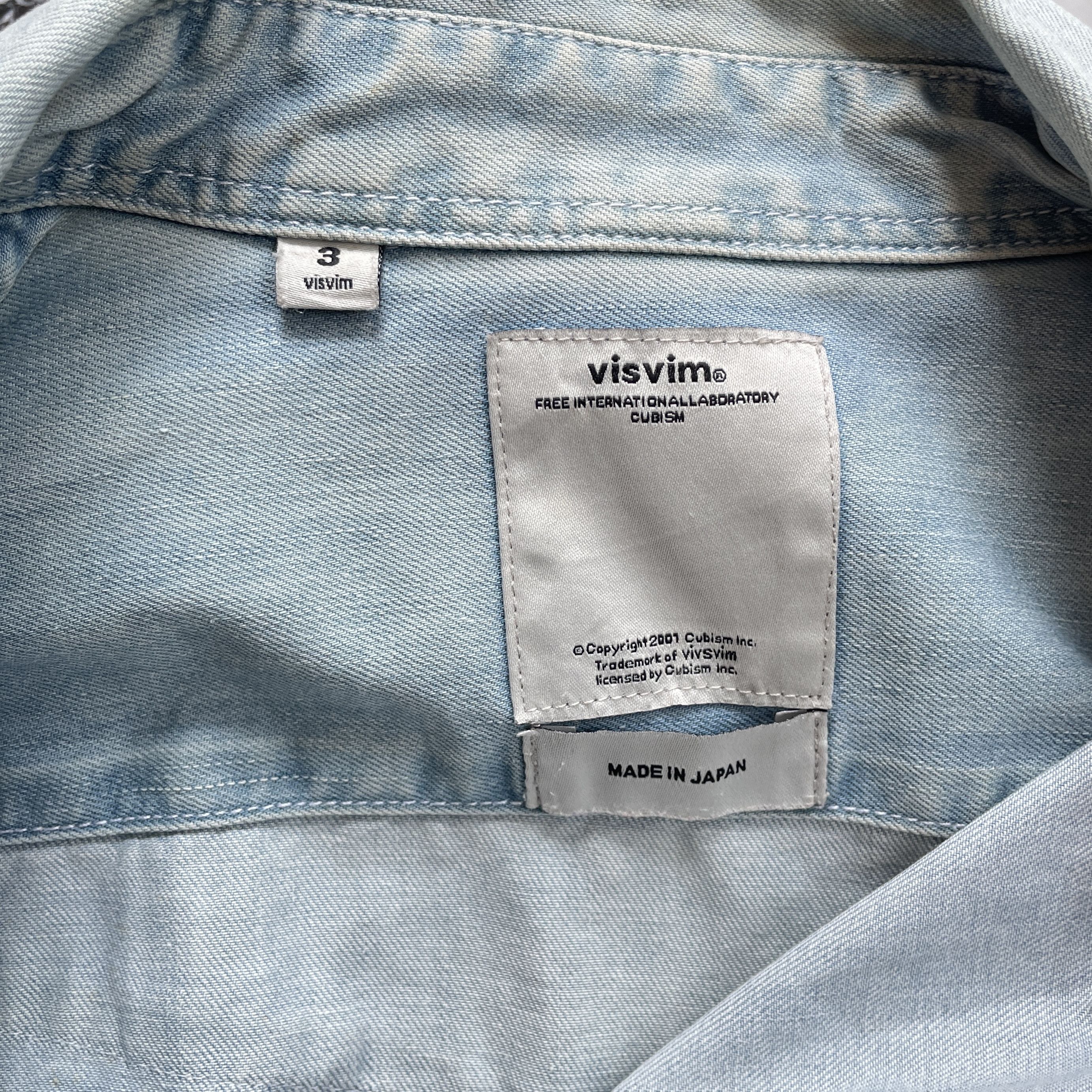 Visvim Visvim Western Shirt with Red Fabric Patch Size US S / EU 44-46 / 1 - 13 Thumbnail