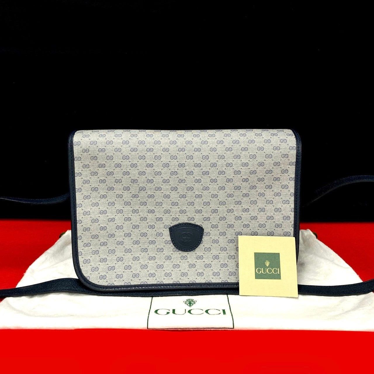 Gucci Gucci Shoulder Bag Blue Leather Size ONE SIZE - 1 Thumbnail