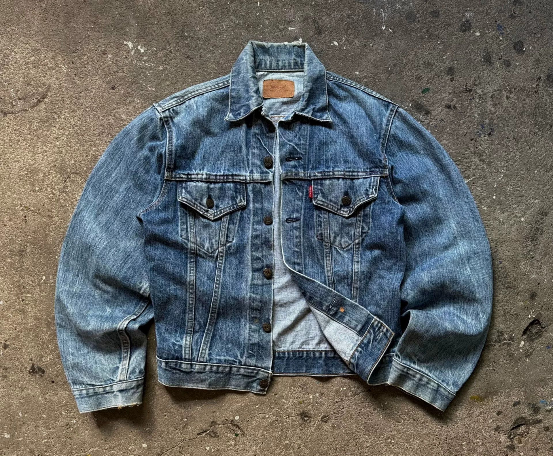 Vintage Vintage 60s Levis 70505 BigE Jacket Size US S / EU 44-46 / 1 - 1 Thumbnail