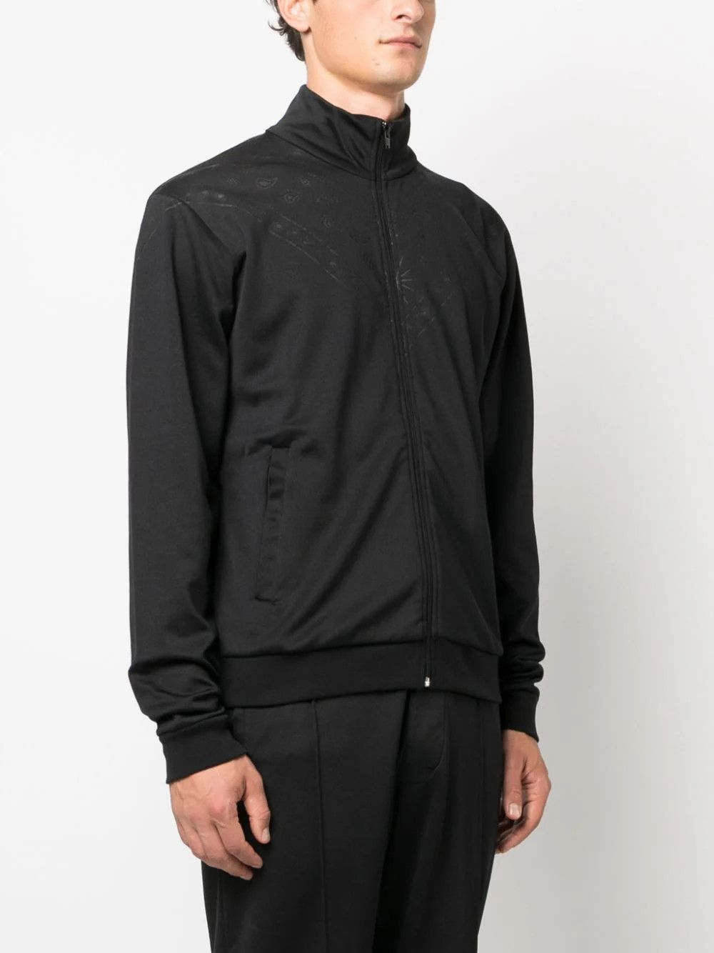 Marcelo Burlon o1mris0824 Track Jacket in Black Size US S / EU 44-46 / 1 - 7 Thumbnail