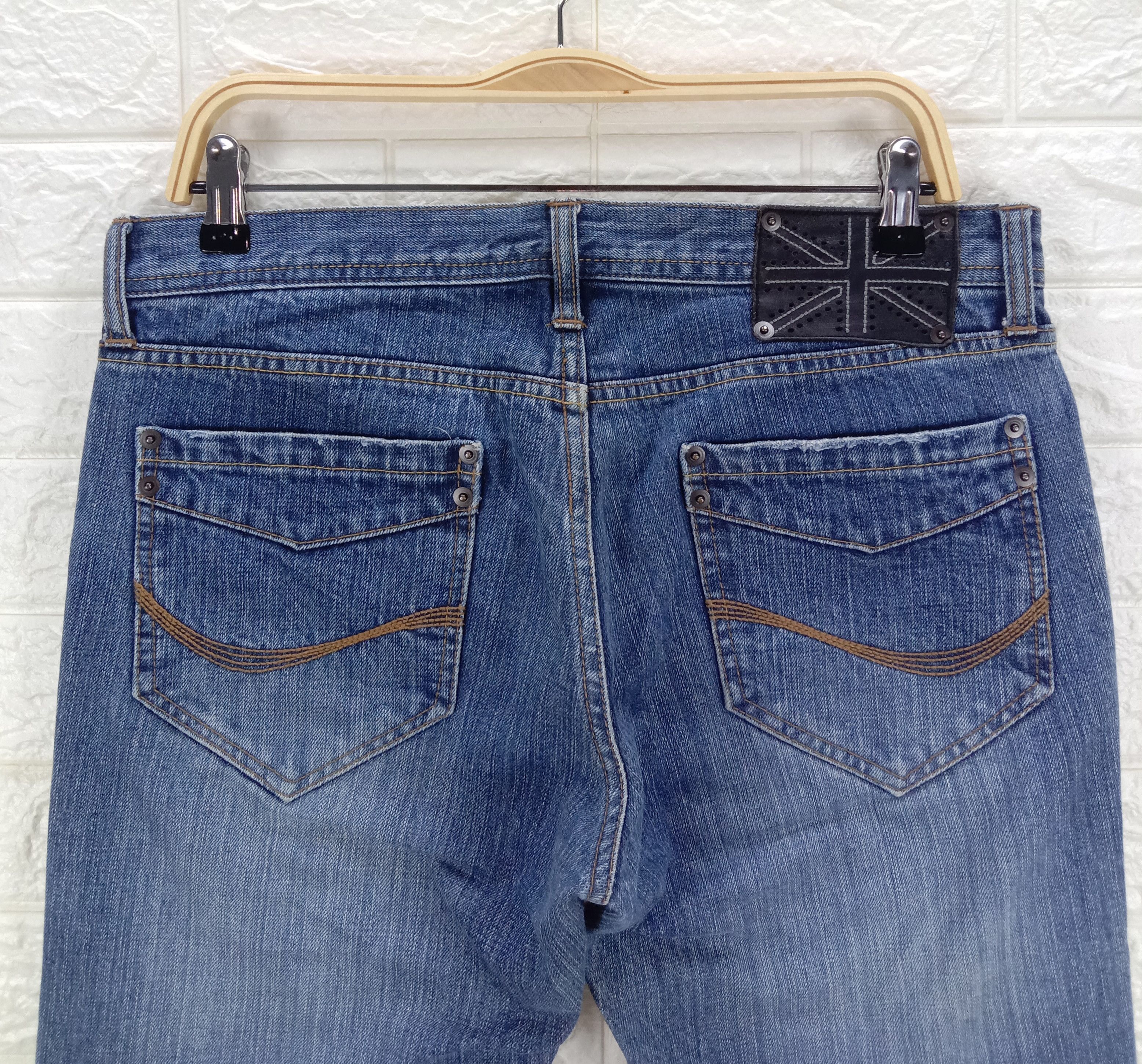 Japanese Brand Vintage Edge Rupert Multi Pocket Blue Wash Jeans Size US 33 - 6 Thumbnail