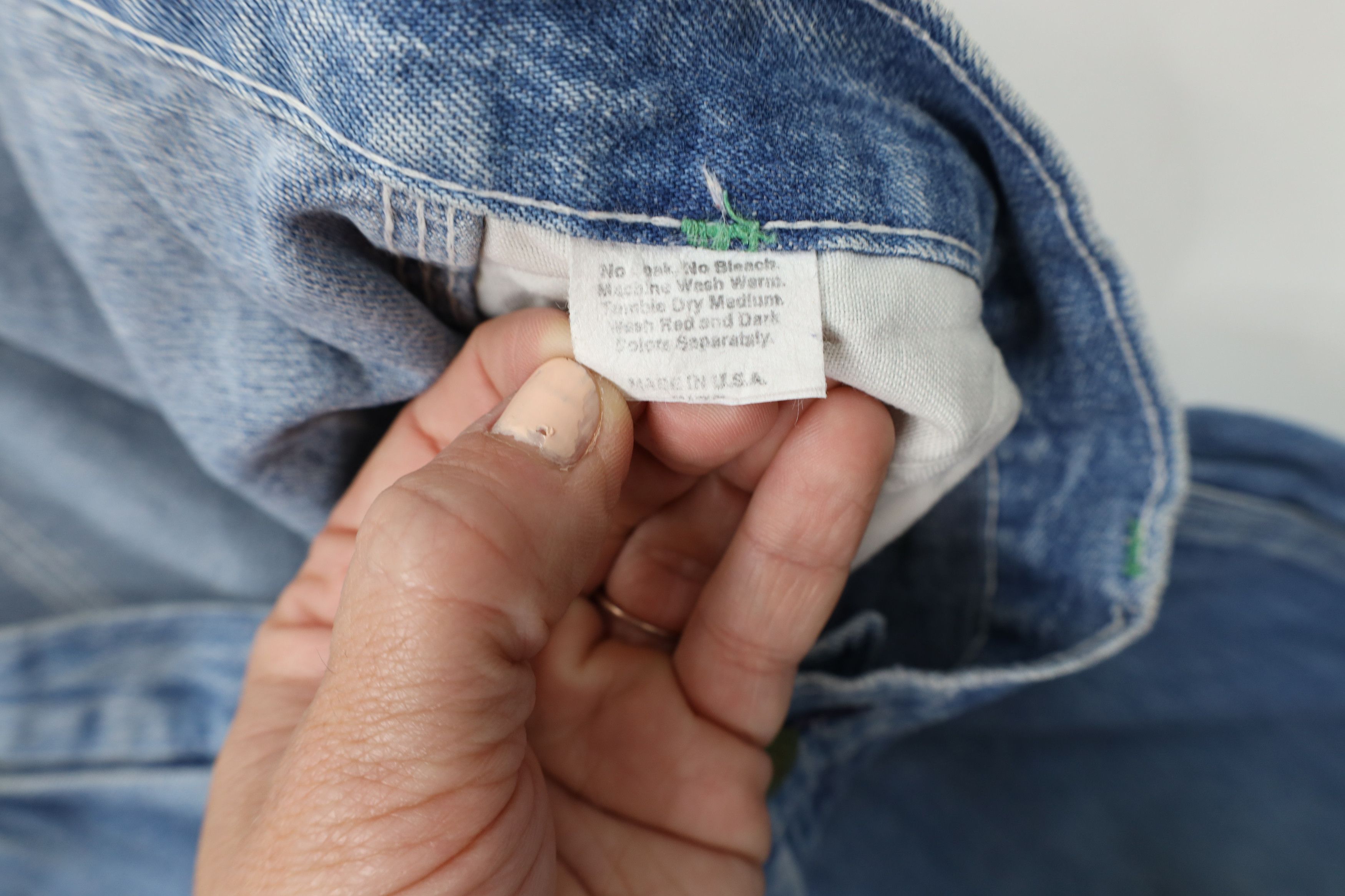 Vintage Vintage 70s OshKosh B'Gosh Sanforized Wide Leg Jeans Size US 38 / EU 54 - 9 Thumbnail