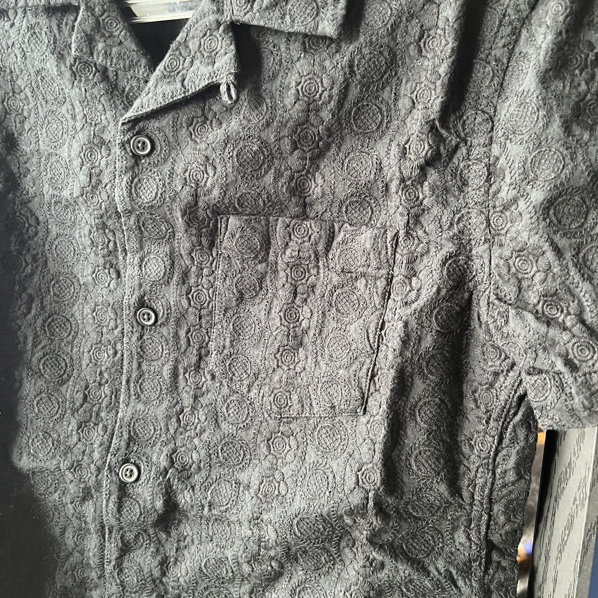 Express Express embroidered Black shirt Size US XS / EU 42 / 0 - 4 Thumbnail