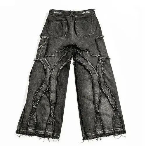 Designer × Japanese Brand × Jean Hip Hop Oversized Baggy Jeans Size US 33 - 1 Thumbnail