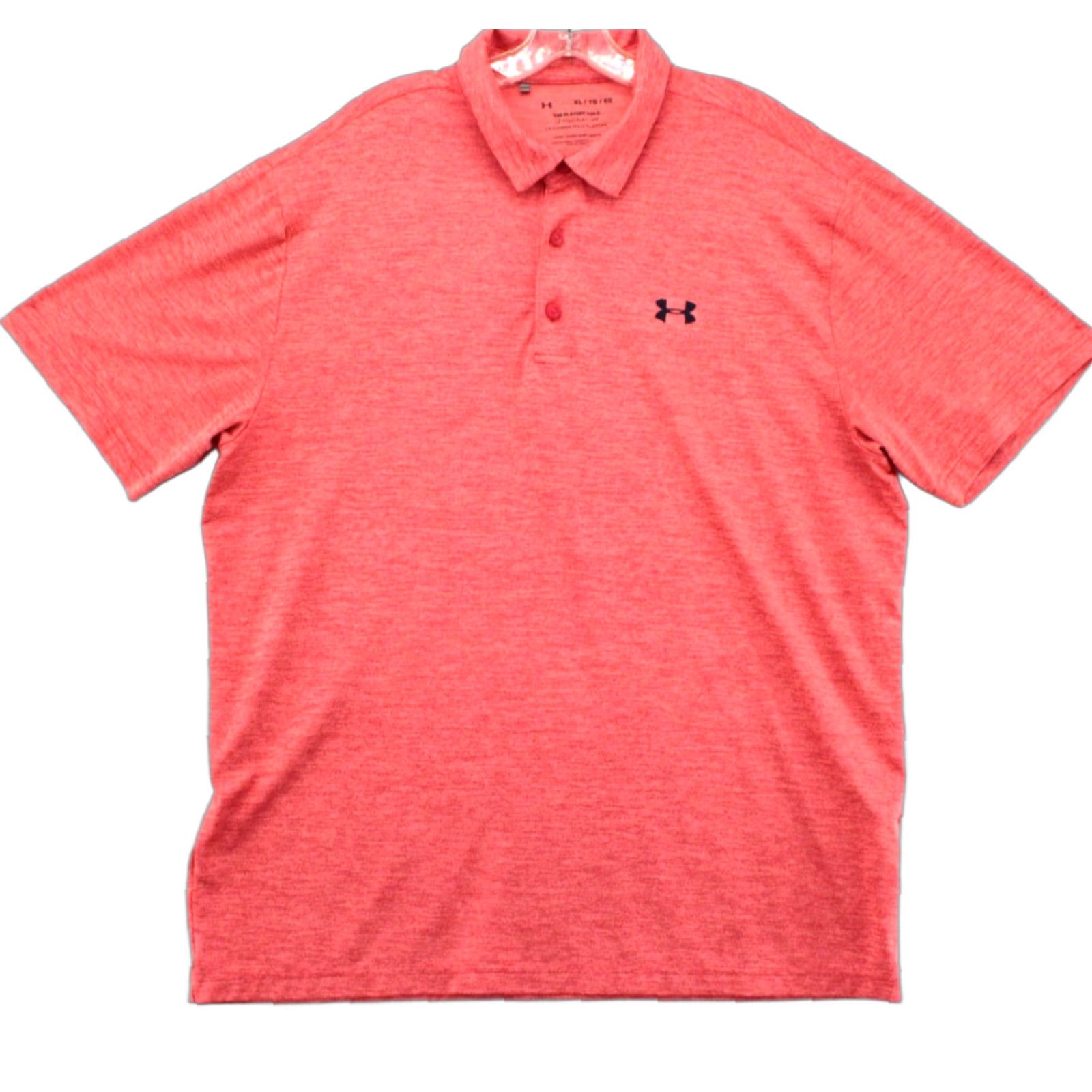Under Armour Under Armour Shirt Polo The Playoff Orange Heather Stretch Golf Preppy XL Mens Size US XL / EU 56 / 4 - 1 Thumbnail