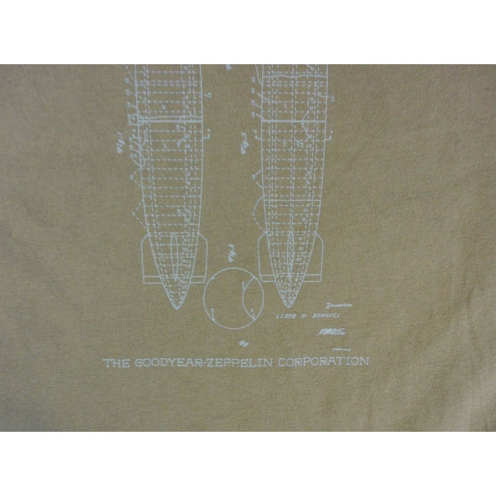 Vintage GOODYEAR ZEPPELIN Corp Shirt Men's XL BLIMP AEROSPACE Akron Inventions t NEW Size US XL / EU 56 / 4 - 5 Thumbnail