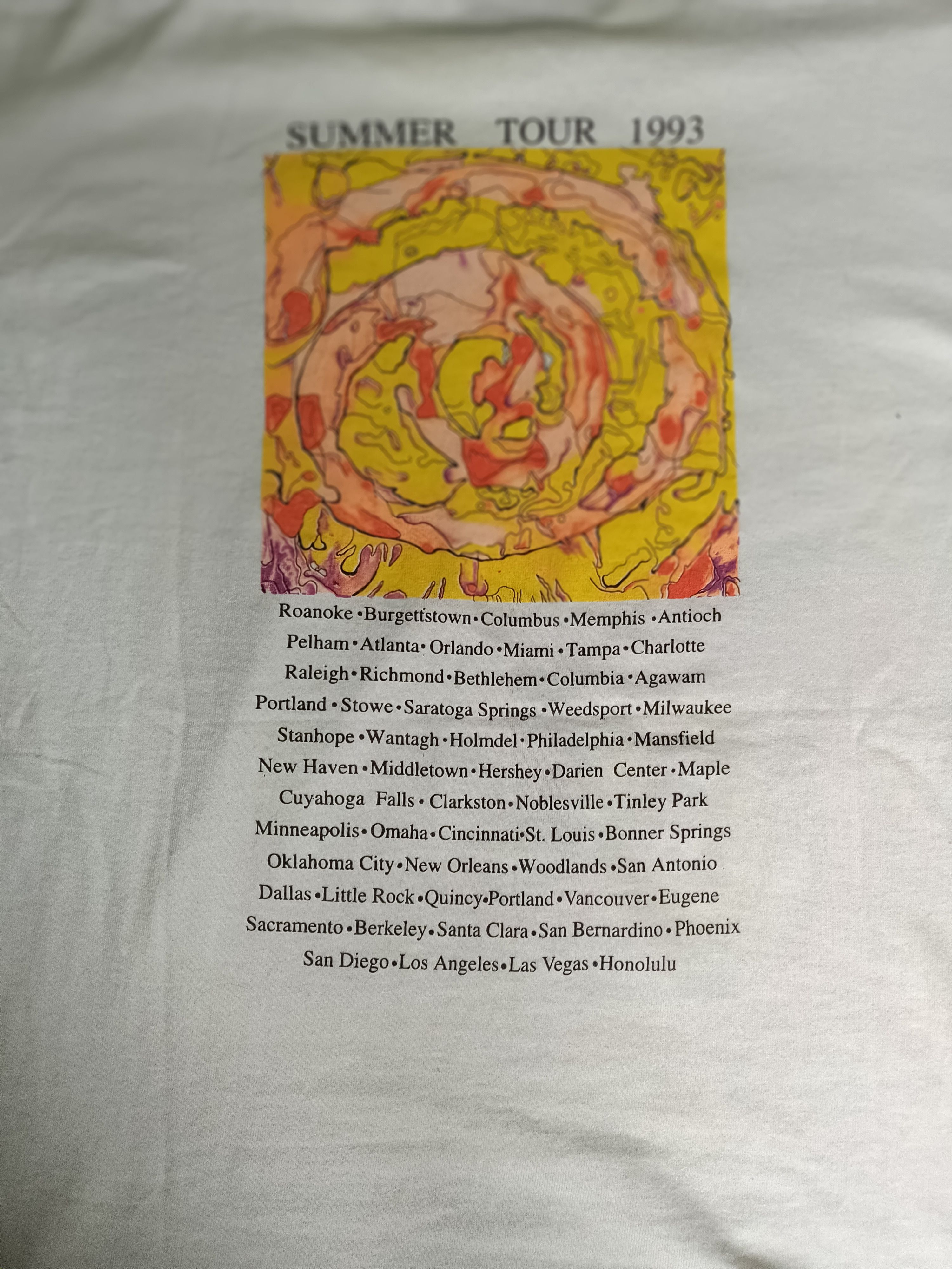 Band Tees 90s American Band Spin Doctors Art Design Tour Tee Size US L / EU 52-54 / 3 - 4 Thumbnail