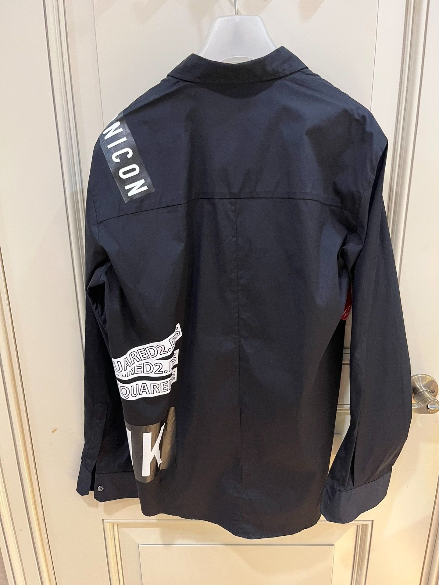 Dsquared2 Dsquared2 Classic Slogan Black Shirt Size US S / EU 44-46 / 1 - 7 Thumbnail