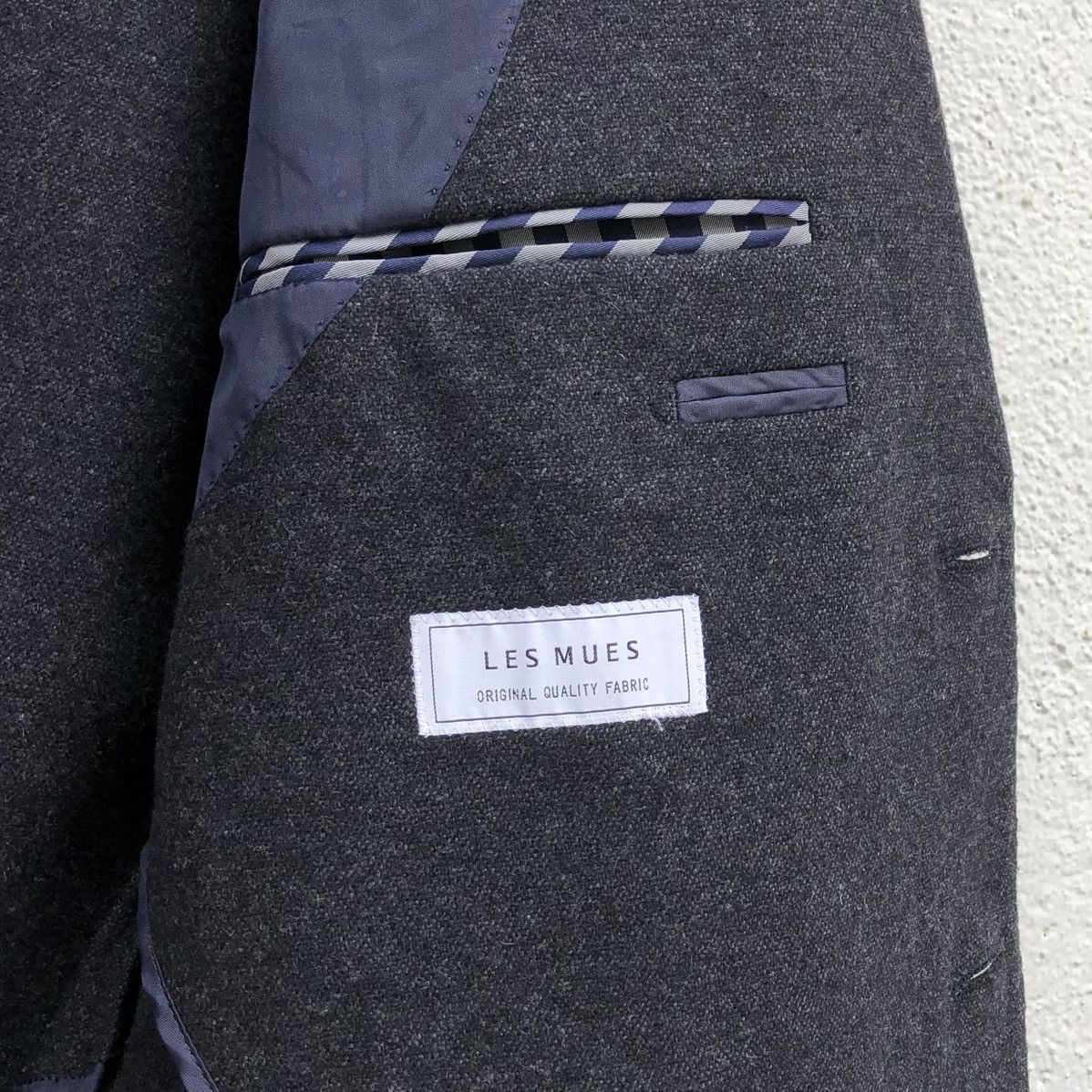 Blue Blue Japan BISHU JAPAN x LES MUES Wool Blazer Size US M / EU 48-50 / 2 - 10 Thumbnail