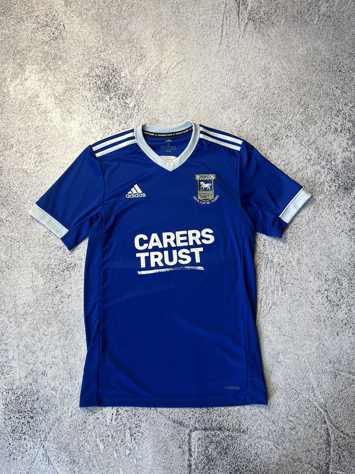 Adidas original IPSWICH TOWN 2020/21 Home Football Shirt Adidas Size US S / EU 44-46 / 1 - 1 Thumbnail