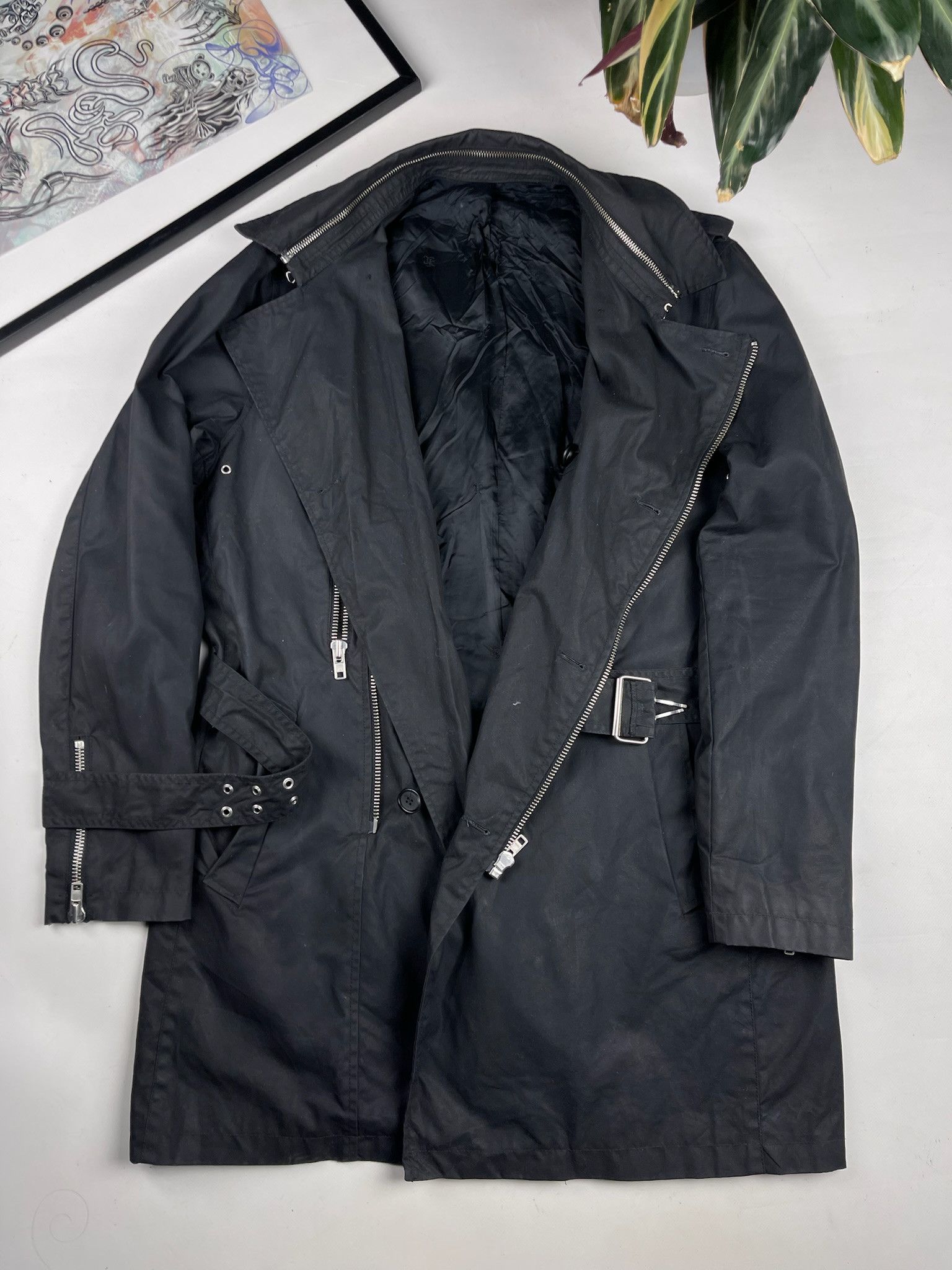 The Kooples The Kooples Gabardine Trench coat waxed punk Size US M / EU 48-50 / 2 - 6 Thumbnail