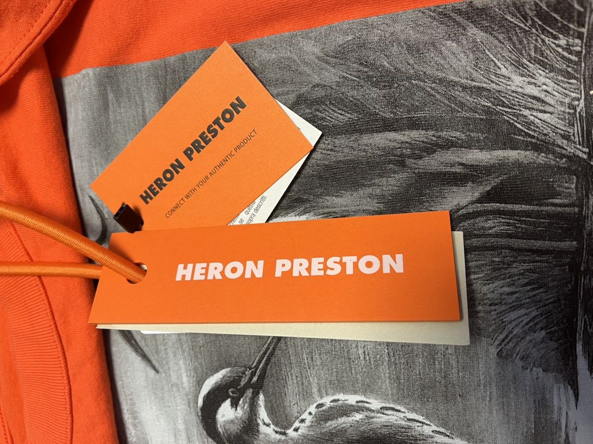 Heron Preston Heron Preston Orange Heron T-Shirt Size US S / EU 44-46 / 1 - 4 Thumbnail