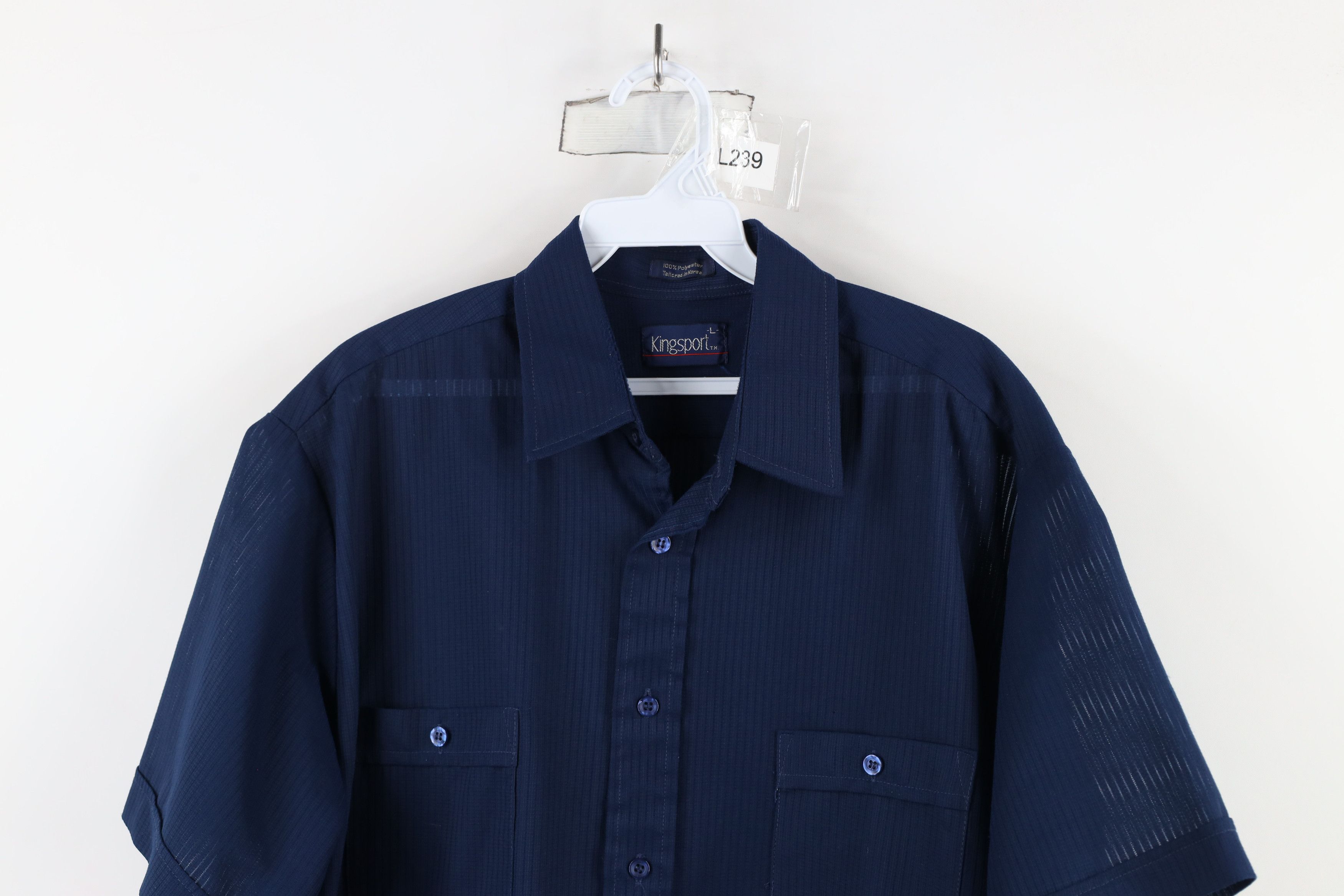 Vintage Vintage 70s Streetwear Short Sleeve Collared Button Shirt Size US L / EU 52-54 / 3 - 2 Thumbnail